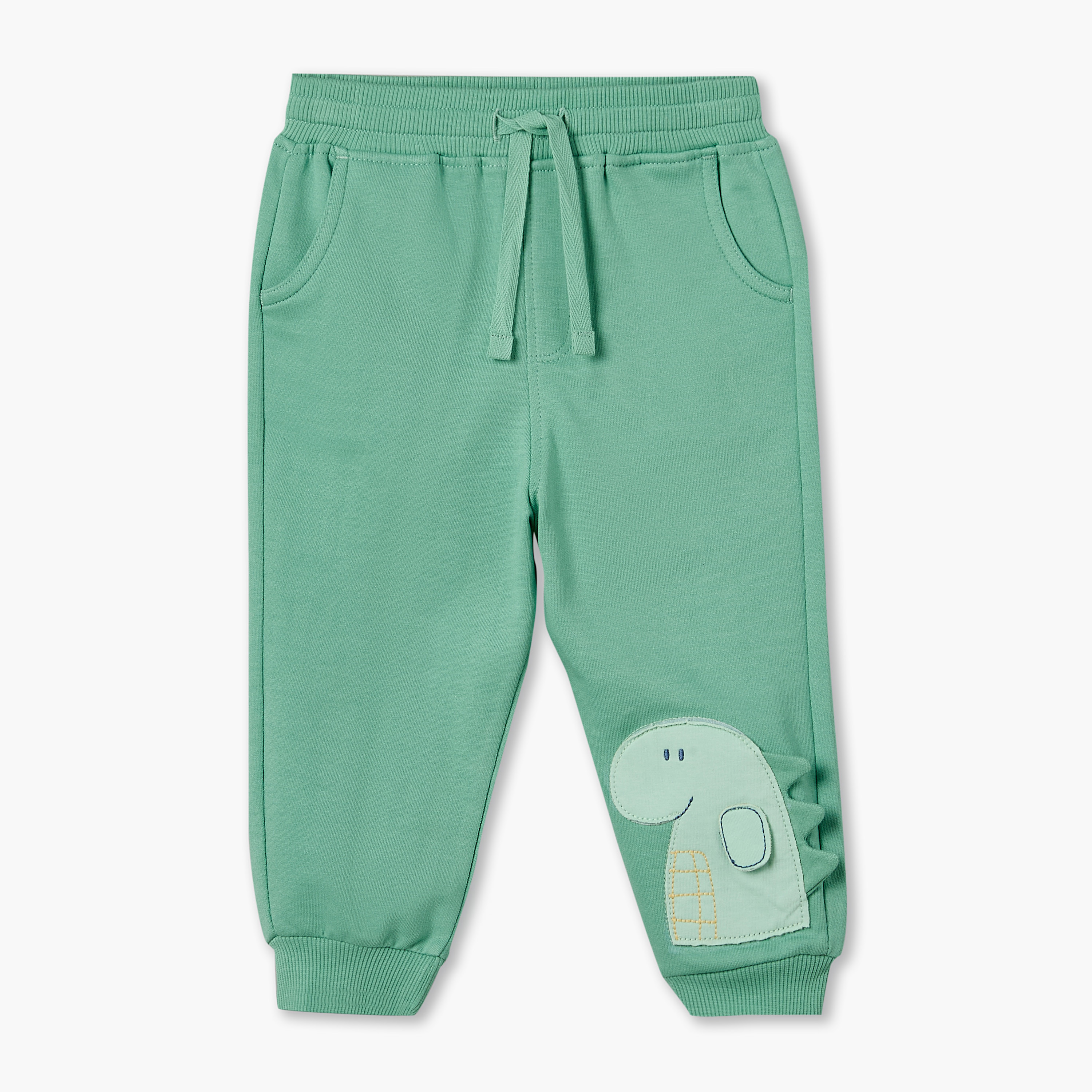 بنطلونات رياضية برباط خصر وزينة ديناصور من جونيورز - عبوة من قطعتين-baby-boys-clothing-bottoms-joggersandtrackpants-image-3