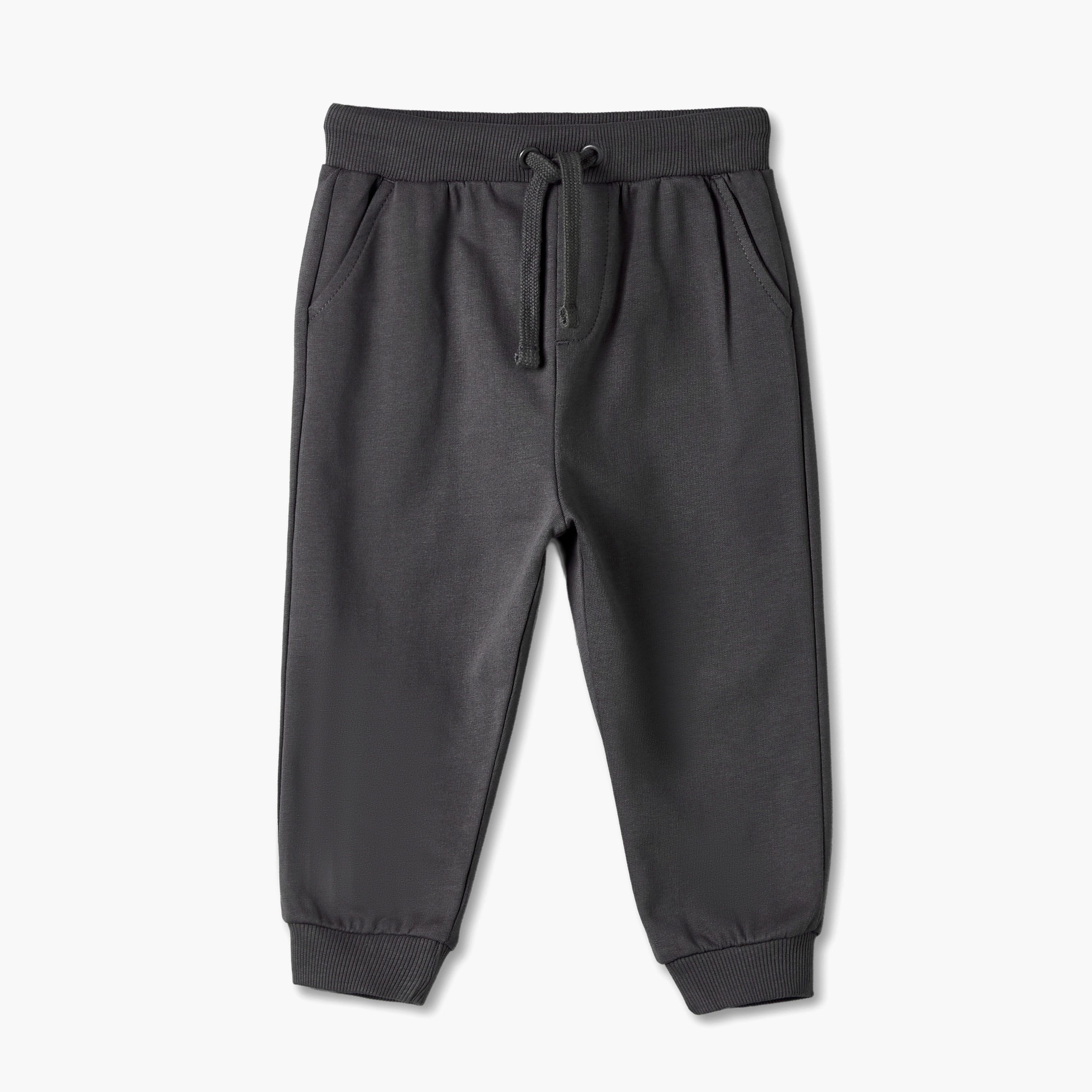 Juniors Drawstring Waistband Joggers with Pockets-baby-boys-clothing-bottoms-joggersandtrackpants-image-1