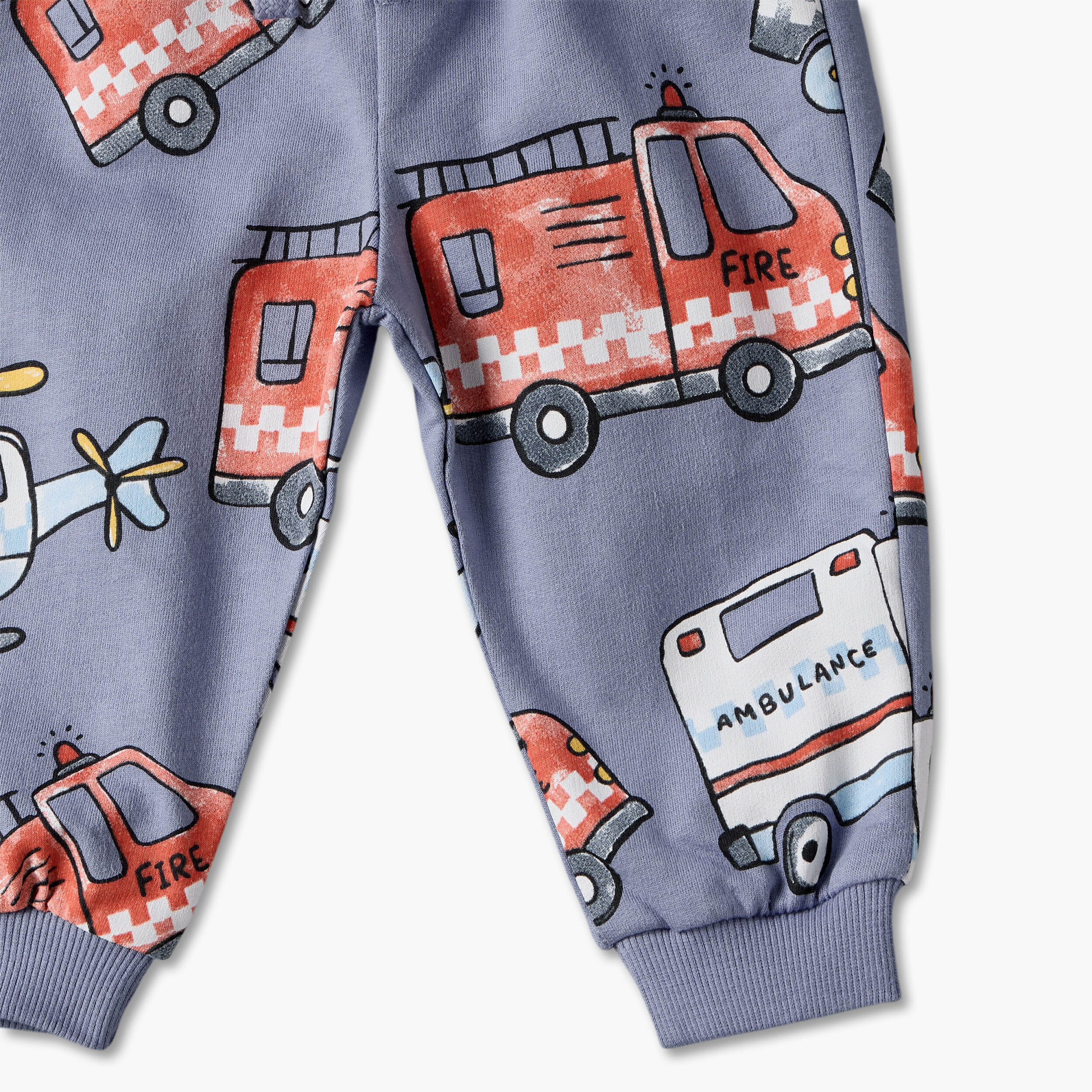 Juniors Drawstring Waist Joggers with Vehicle Print-baby-boys-clothing-bottoms-joggersandtrackpants-image-5