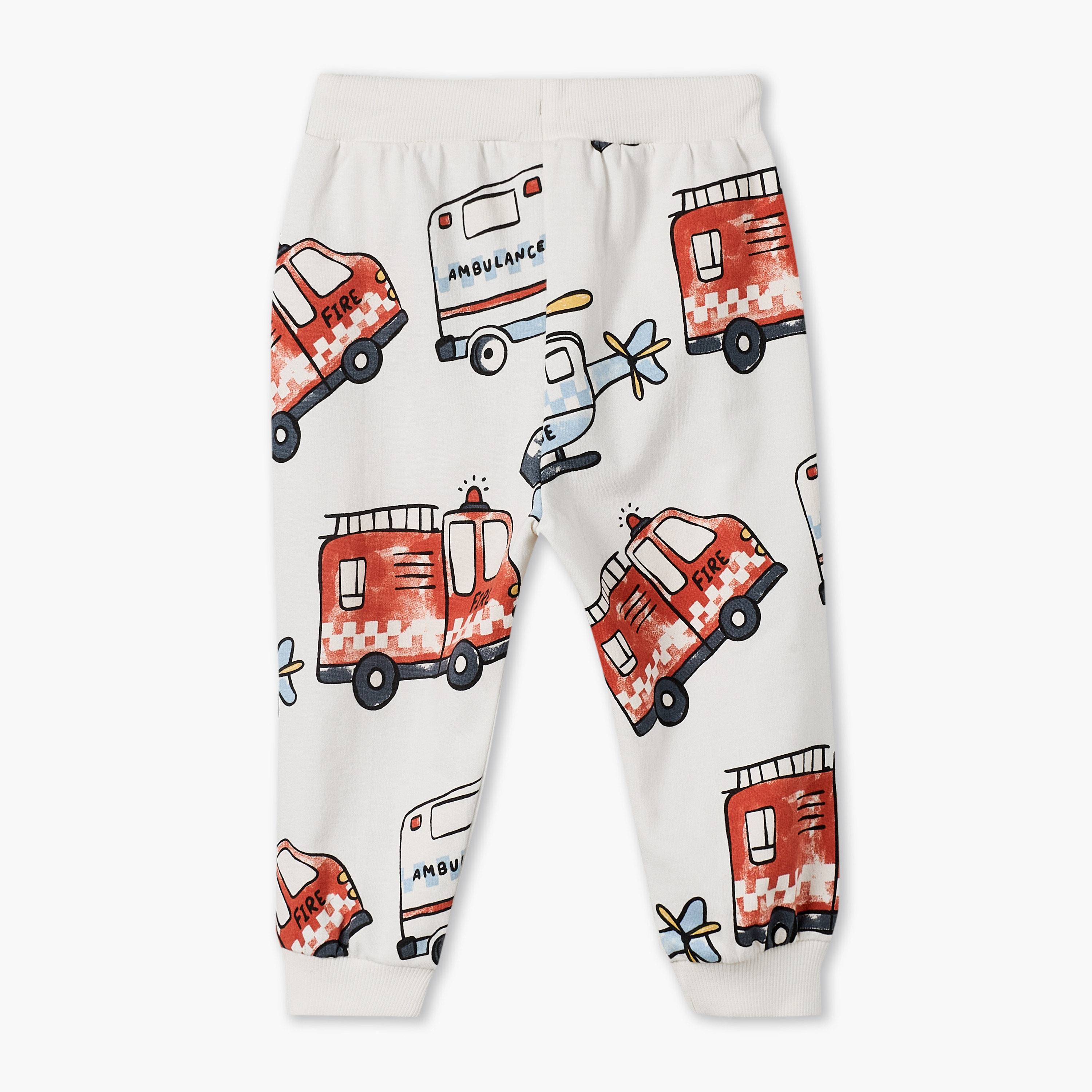 بنطلون رياضي بخصر مطاطي ورباط وطبعات من جونيورز-baby-boys-clothing-bottoms-joggersandtrackpants-image-2