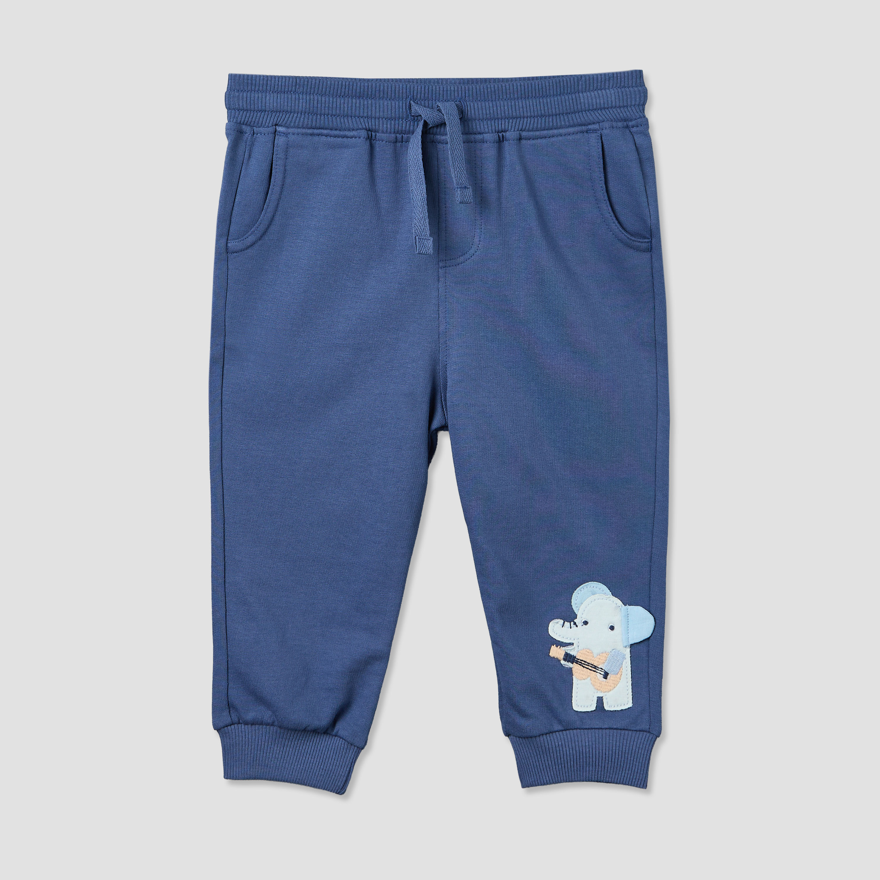 Pack of 2 Juniors Drawstring Closure Joggers with Print-baby-boys-clothing-bottoms-joggersandtrackpants-image-3