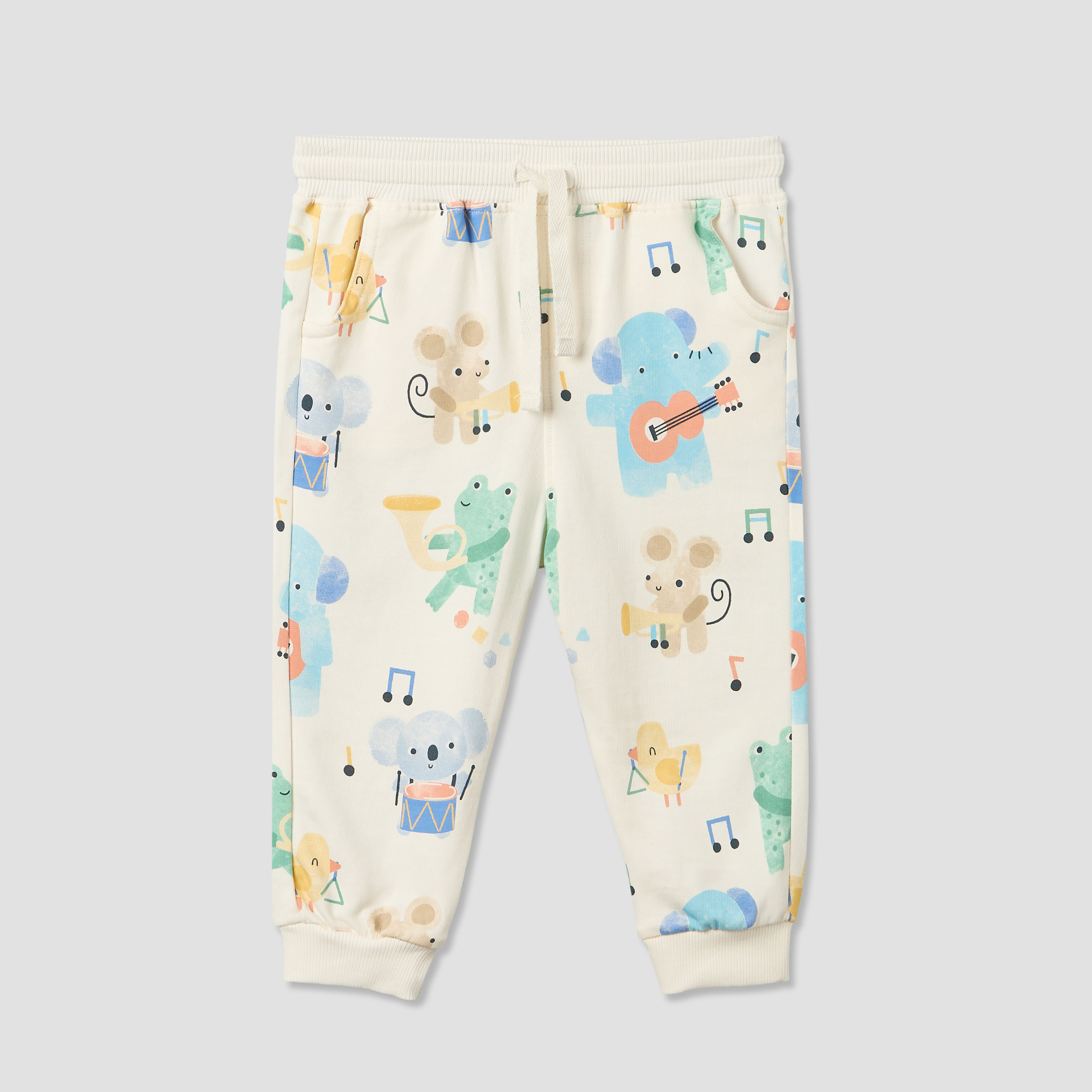 Pack of 2 Juniors Drawstring Closure Joggers with Print-baby-boys-clothing-bottoms-joggersandtrackpants-image-4