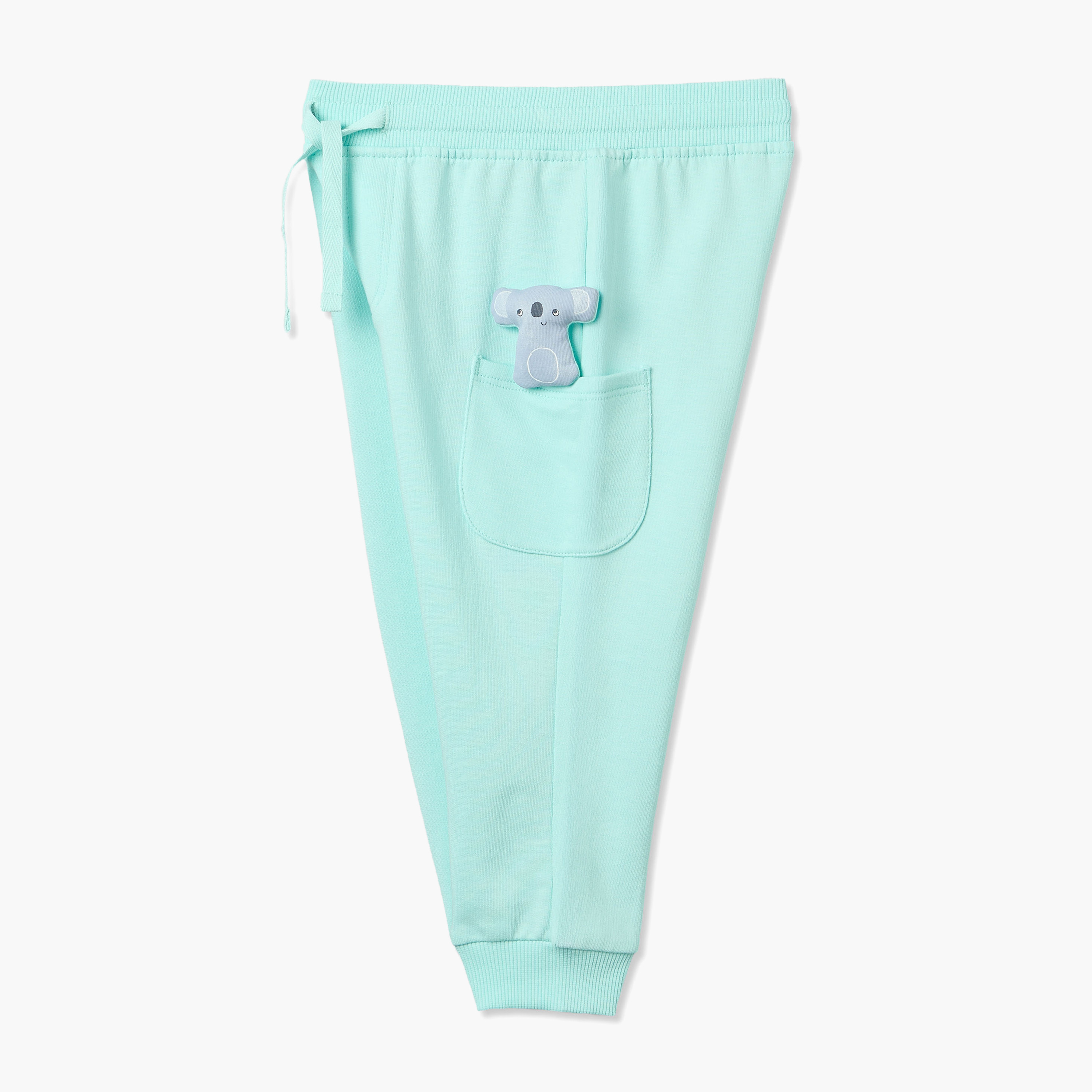 بنطلون رياضي بخصر مطاطي وتفاصيل زخارف من جونيورز - طقم من قطعتين-baby-boys-clothing-bottoms-joggersandtrackpants-image-5