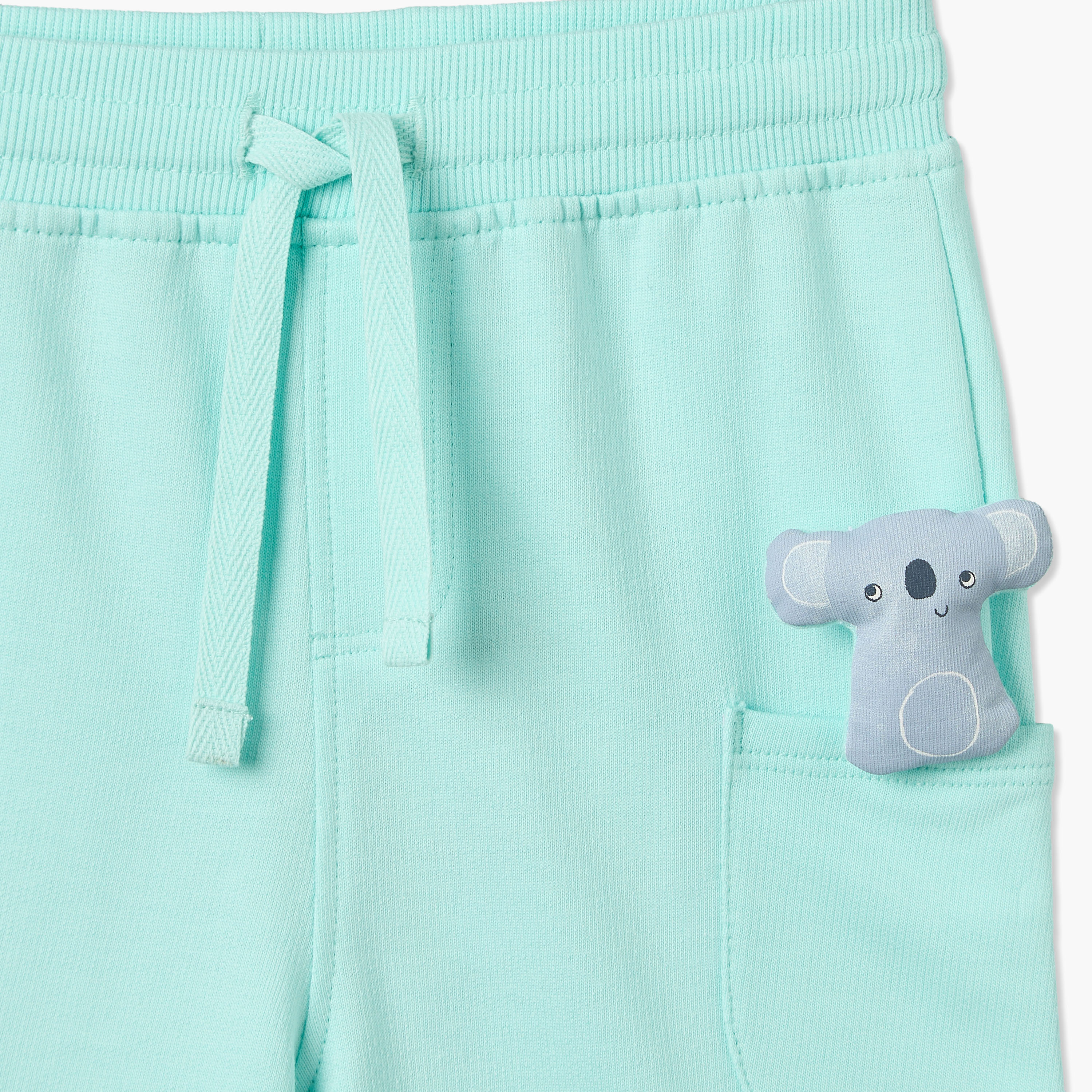 بنطلون رياضي بخصر مطاطي وتفاصيل زخارف من جونيورز - طقم من قطعتين-baby-boys-clothing-bottoms-joggersandtrackpants-image-7