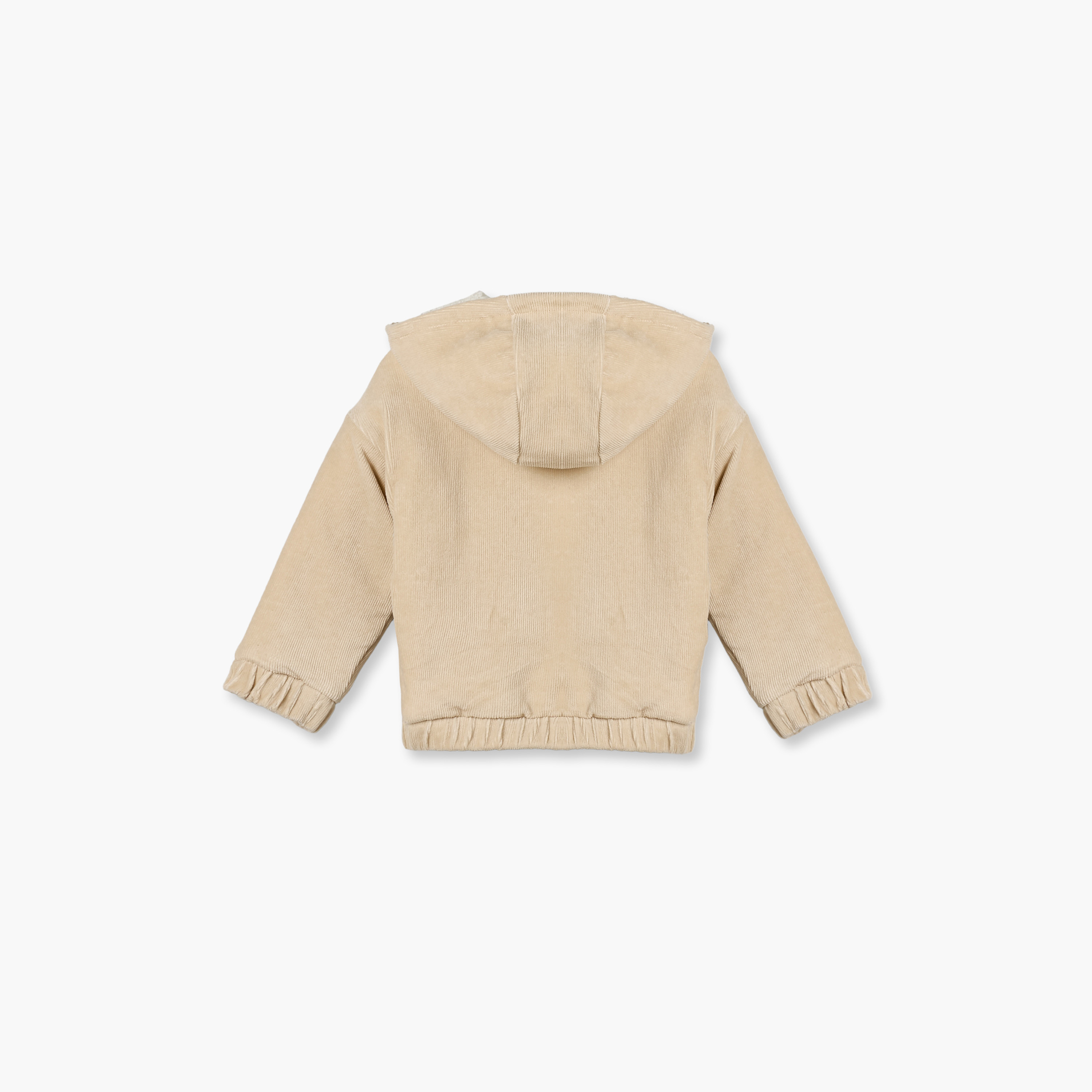 Juniors Hooded Jacket with Button Closure-baby-boys-clothing-winterwear-jacketsandblazers-image-4