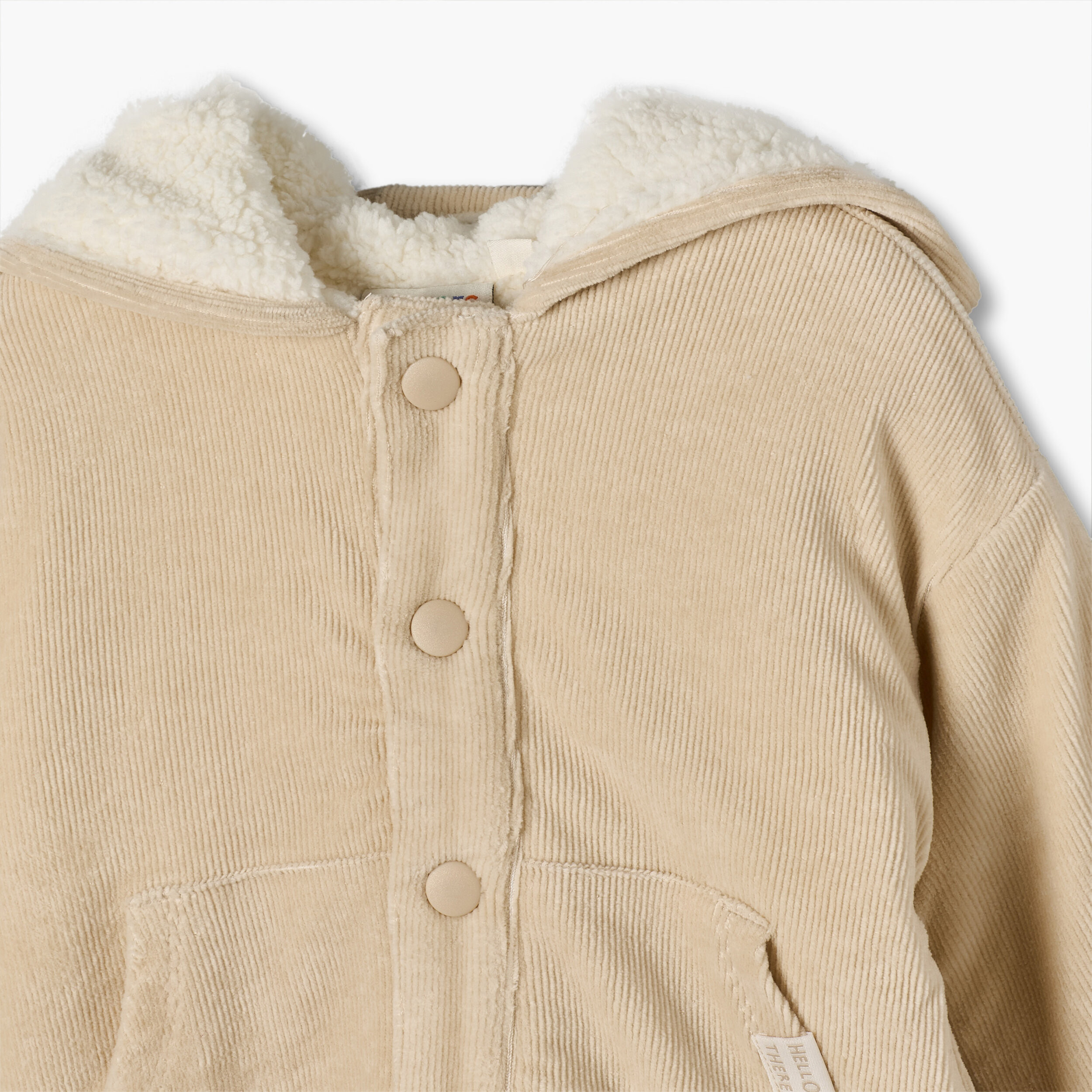 Juniors Hooded Jacket with Button Closure-baby-boys-clothing-winterwear-jacketsandblazers-image-5
