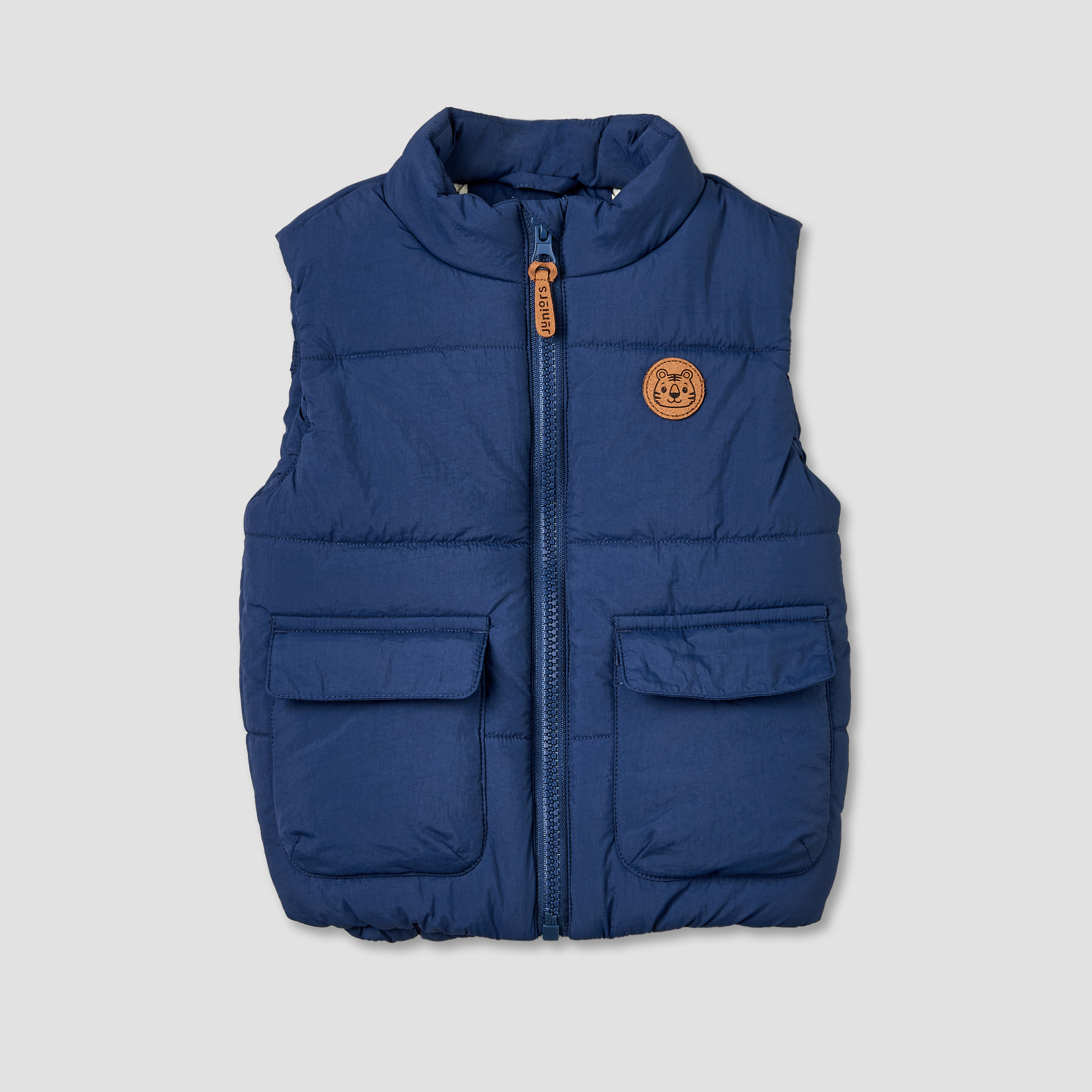 جيليه مبطن مع غطاء رأس بتصميم دب من جونيورز-baby-boys-clothing-winterwear-jacketsandblazers-image-1