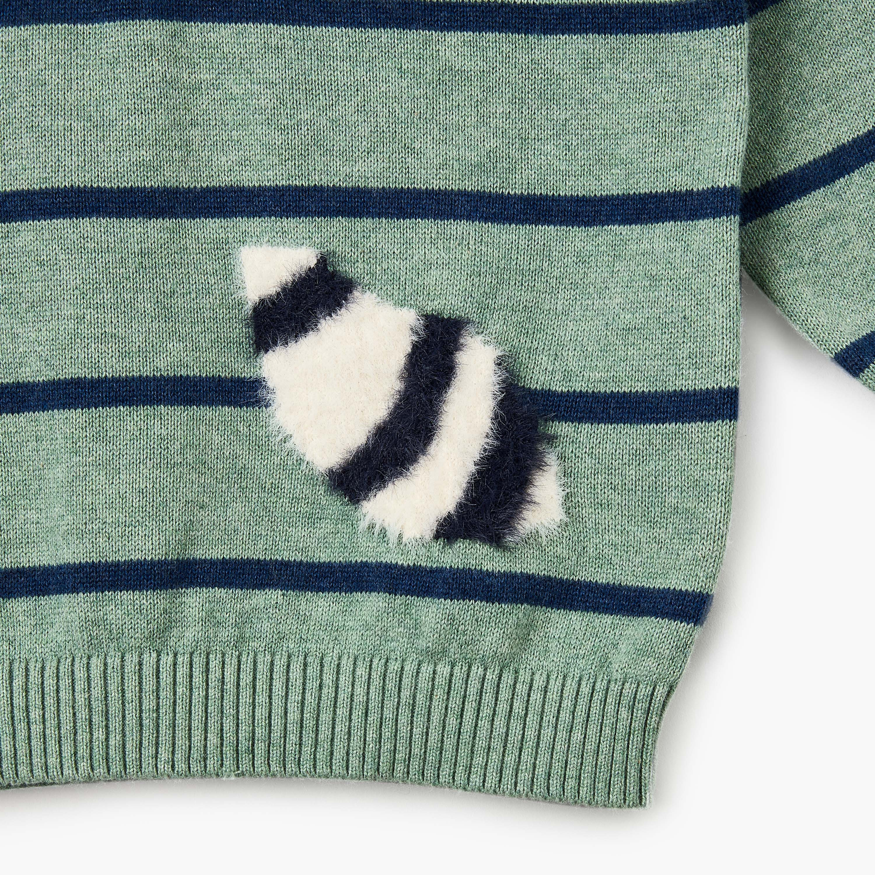 Juniors Crew Neck Sweater with Panda Applique-baby-boys-clothing-winterwear-jumpersandcardigans-image-5