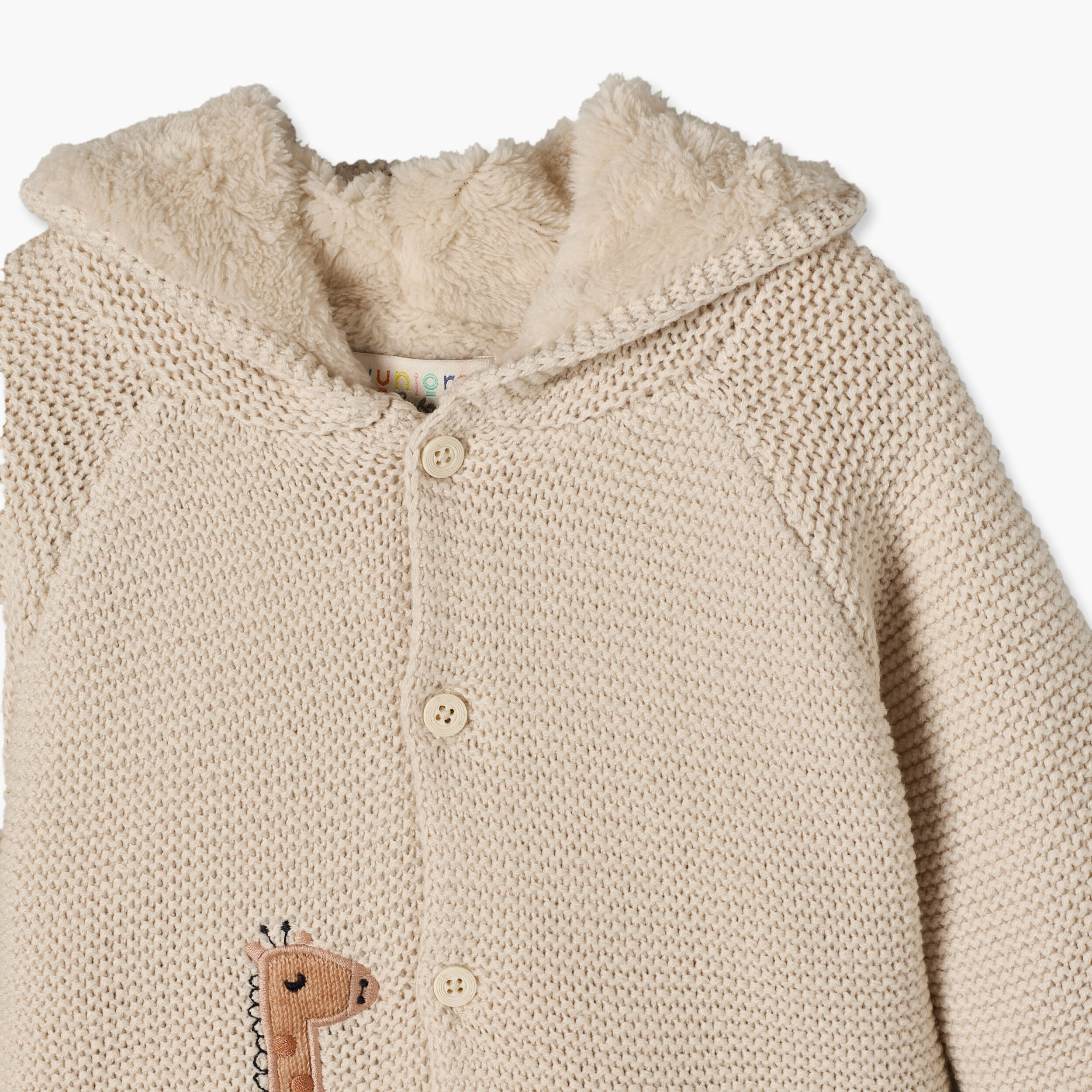 كارديجان بقبعة وأكمام طويلة من جونيورز-baby-boys-clothing-winterwear-jumpersandcardigans-image-5