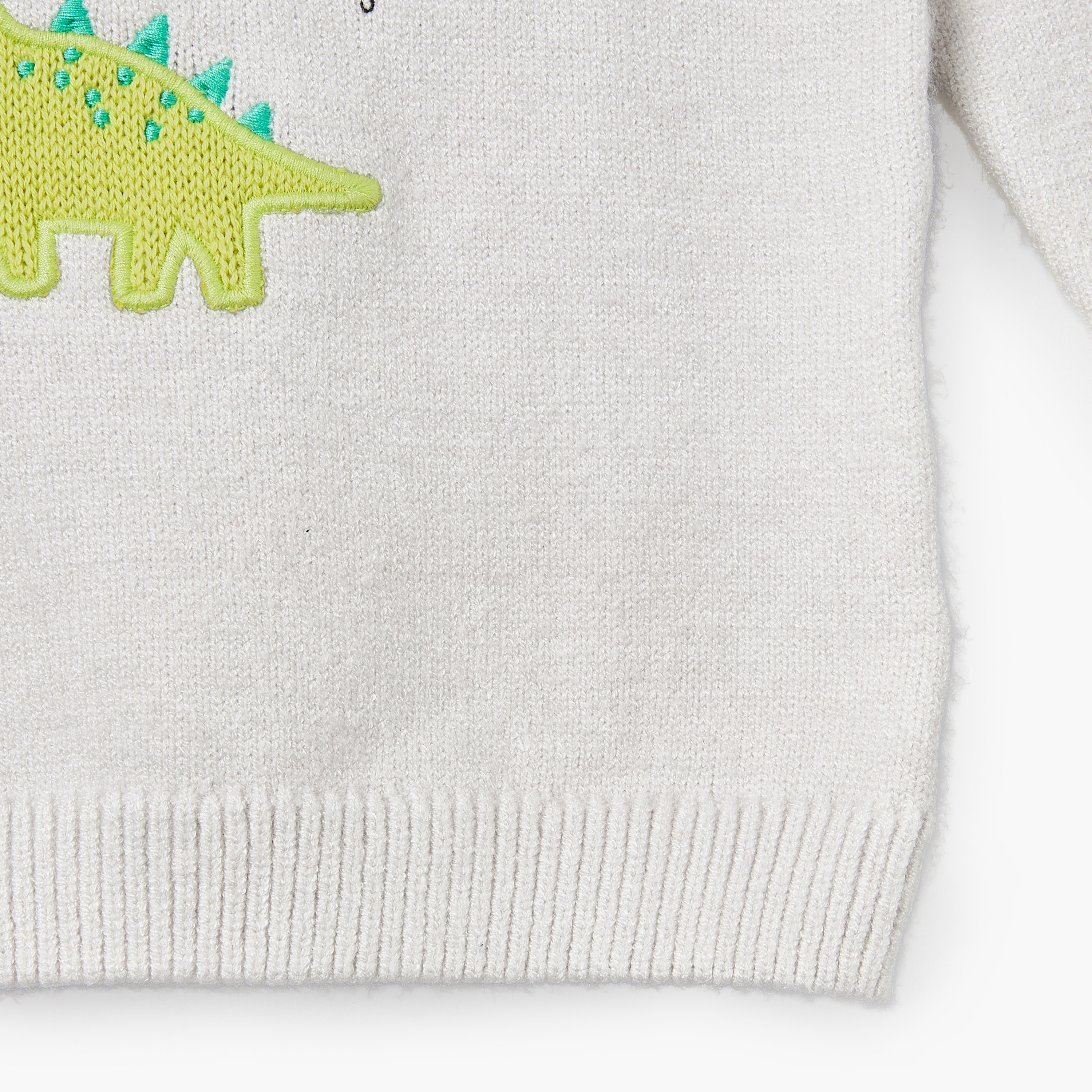 كنزة برقبة ضيقة وبتطريز ديناصور من جونيورز-baby-boys-clothing-winterwear-jumpersandcardigans-image-5
