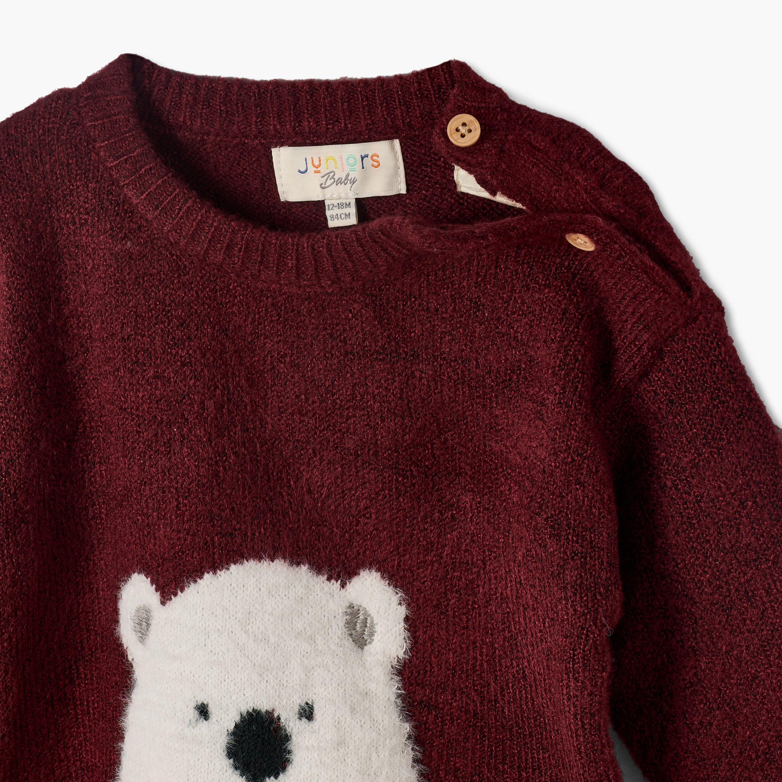 Juniors Bear Sweater with Long Sleeves-baby-boys-clothing-winterwear-jumpersandcardigans-image-4