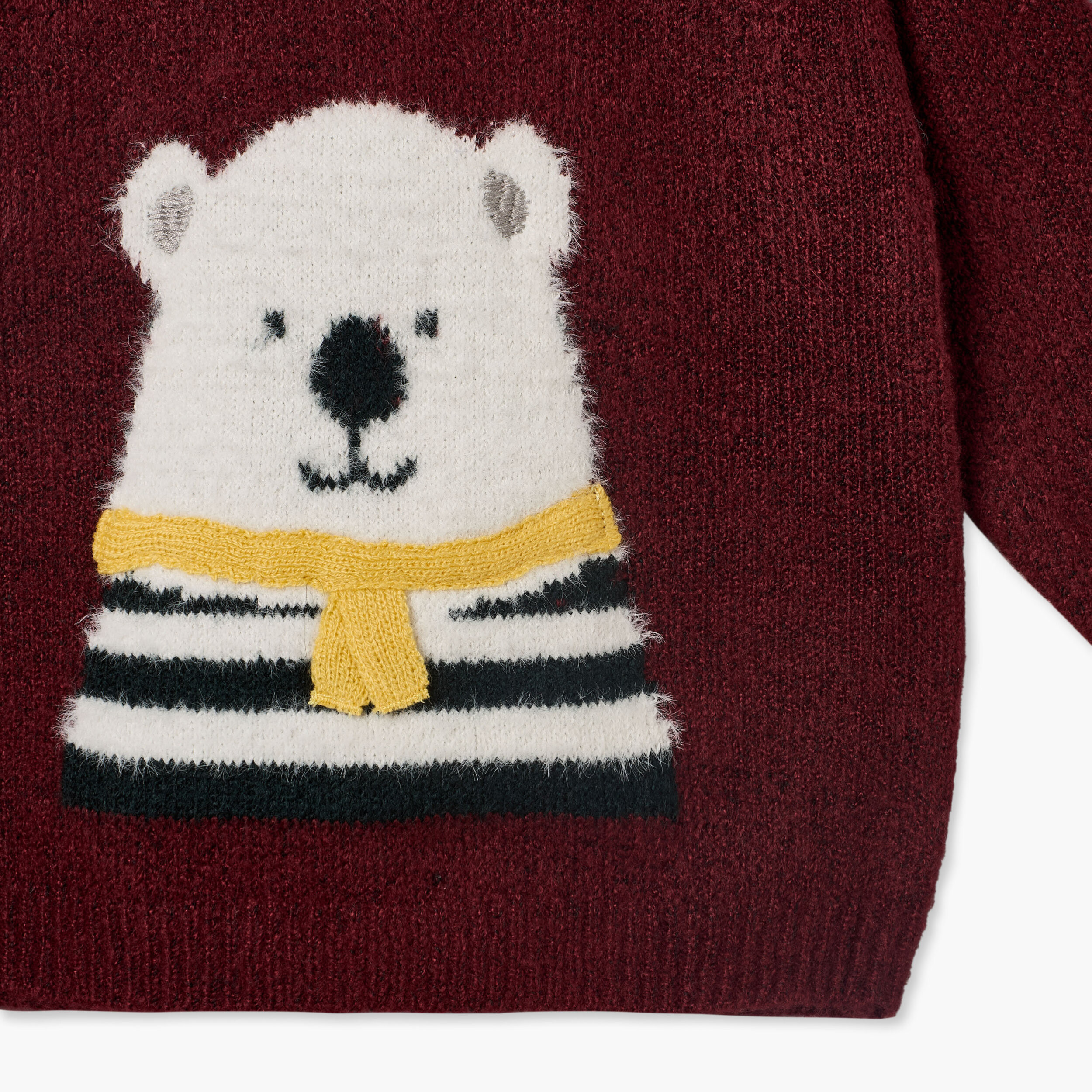 كنزة بتصميم دب وأكمام طويلة من جونيورز-baby-boys-clothing-winterwear-jumpersandcardigans-image-5