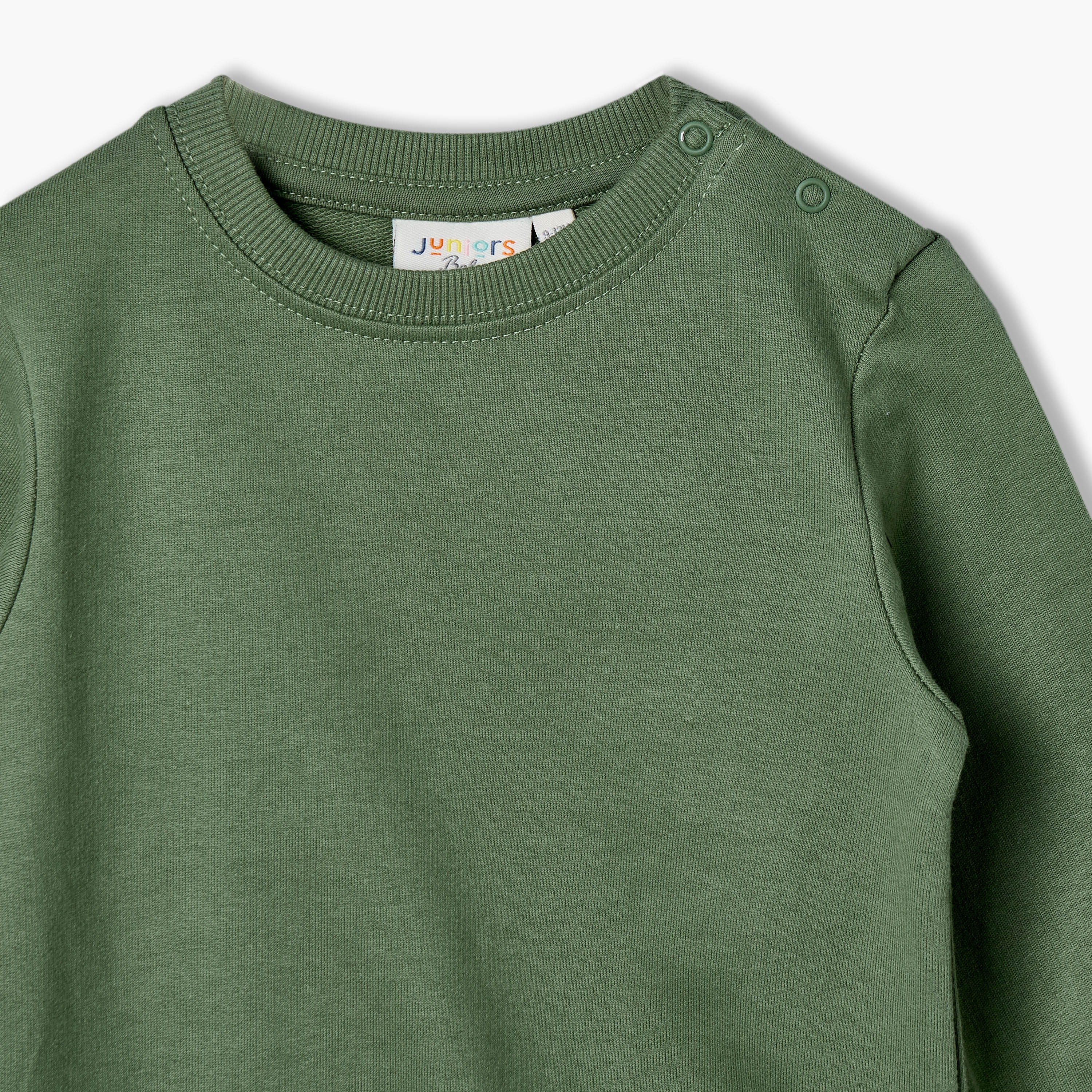 Pack of 2 Juniors Crew Neck Cotton Sweatshirts-baby-boys-clothing-winterwear-sweatshirts-image-5