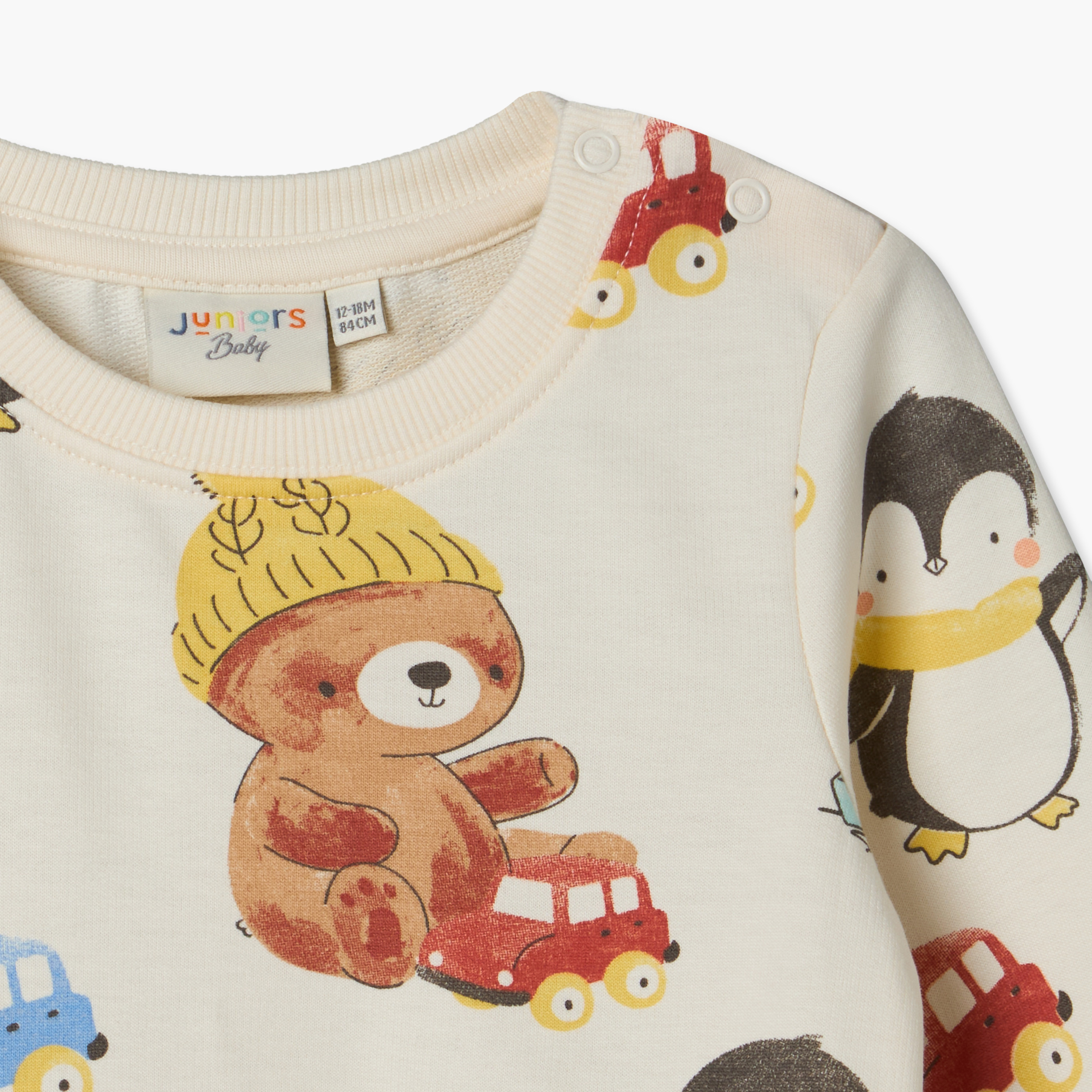 سويت شيرت قطن بأكمام طويلة وطبعات من جونيورز-baby-boys-clothing-winterwear-sweatshirts-image-4