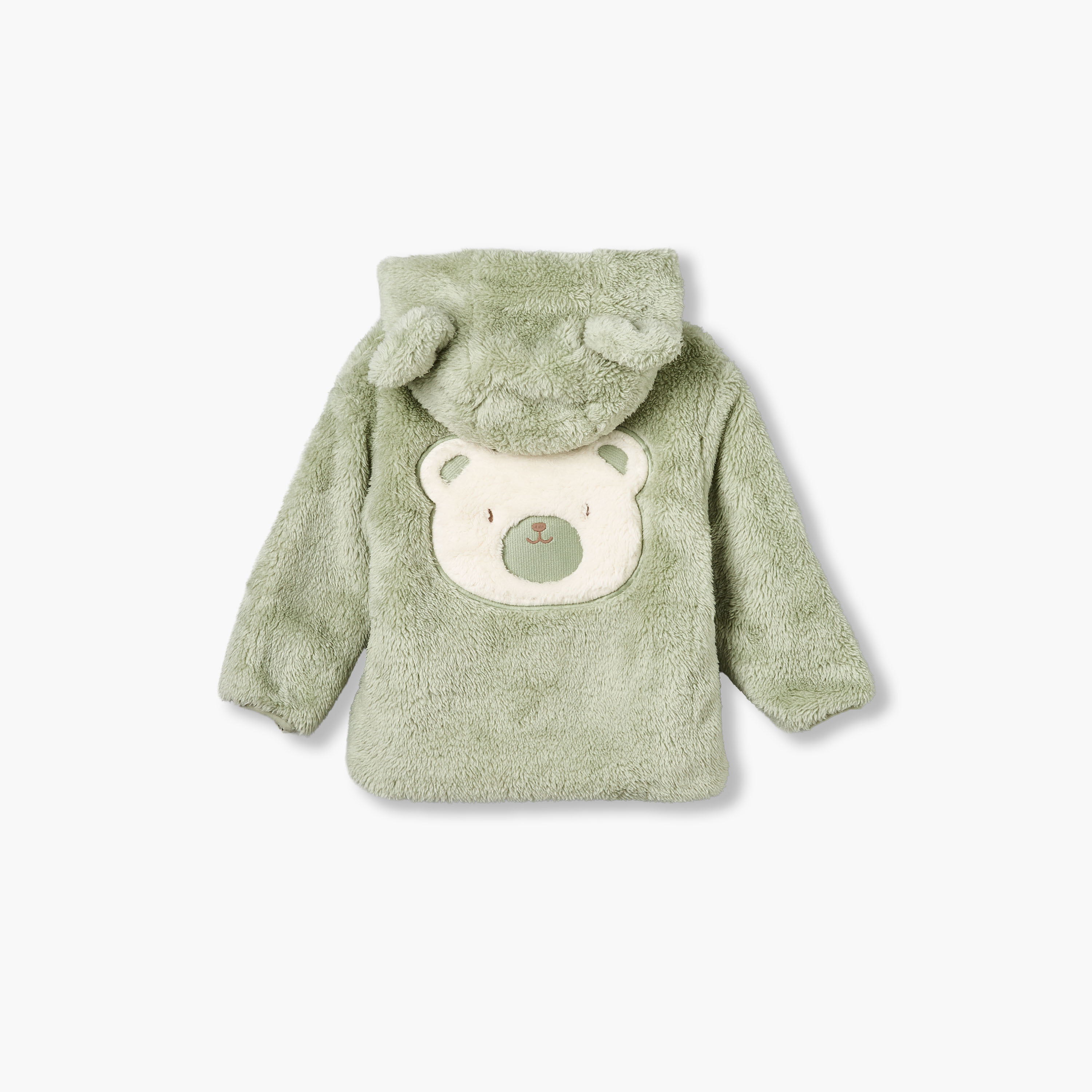 Juniors Hooded Jacket with Zip Closure-baby-boys-clothing-winterwear-jacketsandblazers-image-3