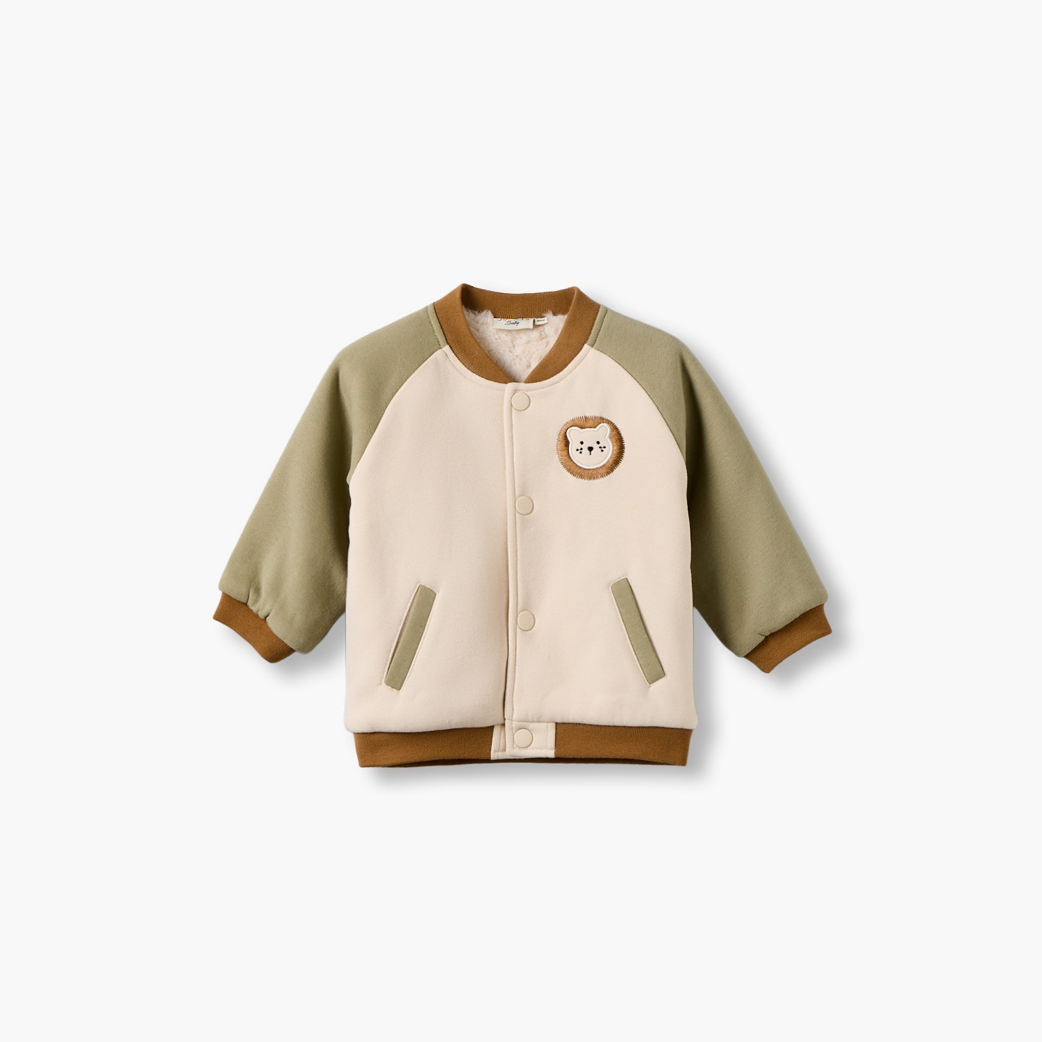 Juniors Colourblock Bomber Jacket with Applique-baby-boys-clothing-winterwear-jacketsandblazers-image-2