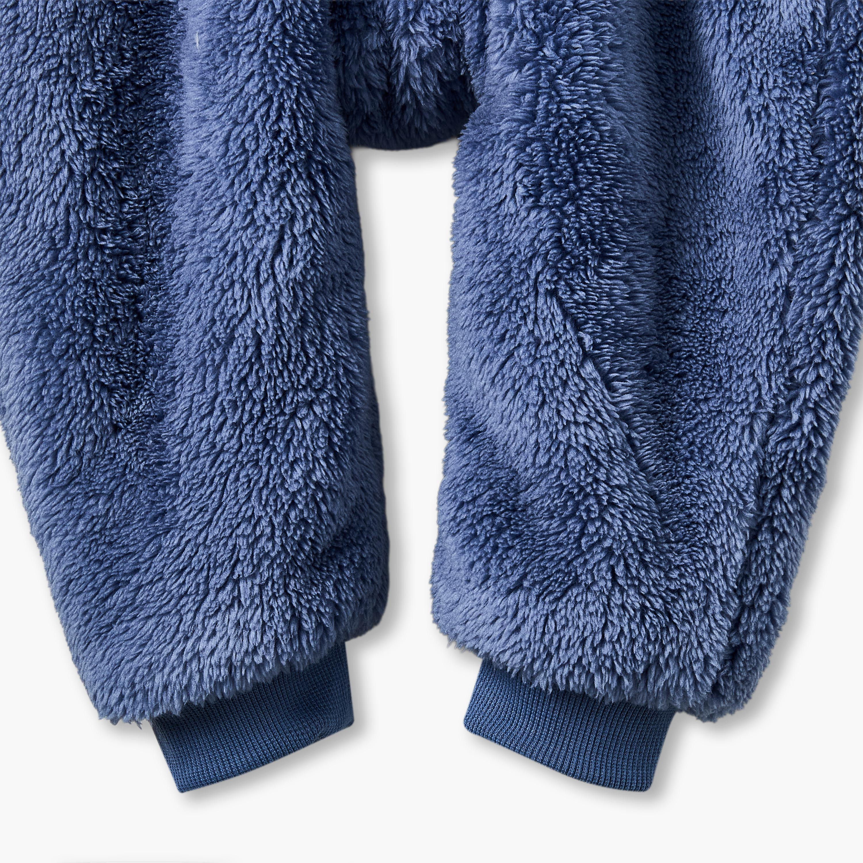 أوفرول بغطاء رأس من القطيفة وتفصيلة تطريز من جونيورز-baby-boys-clothing-nightwear-sleepsuits-image-5
