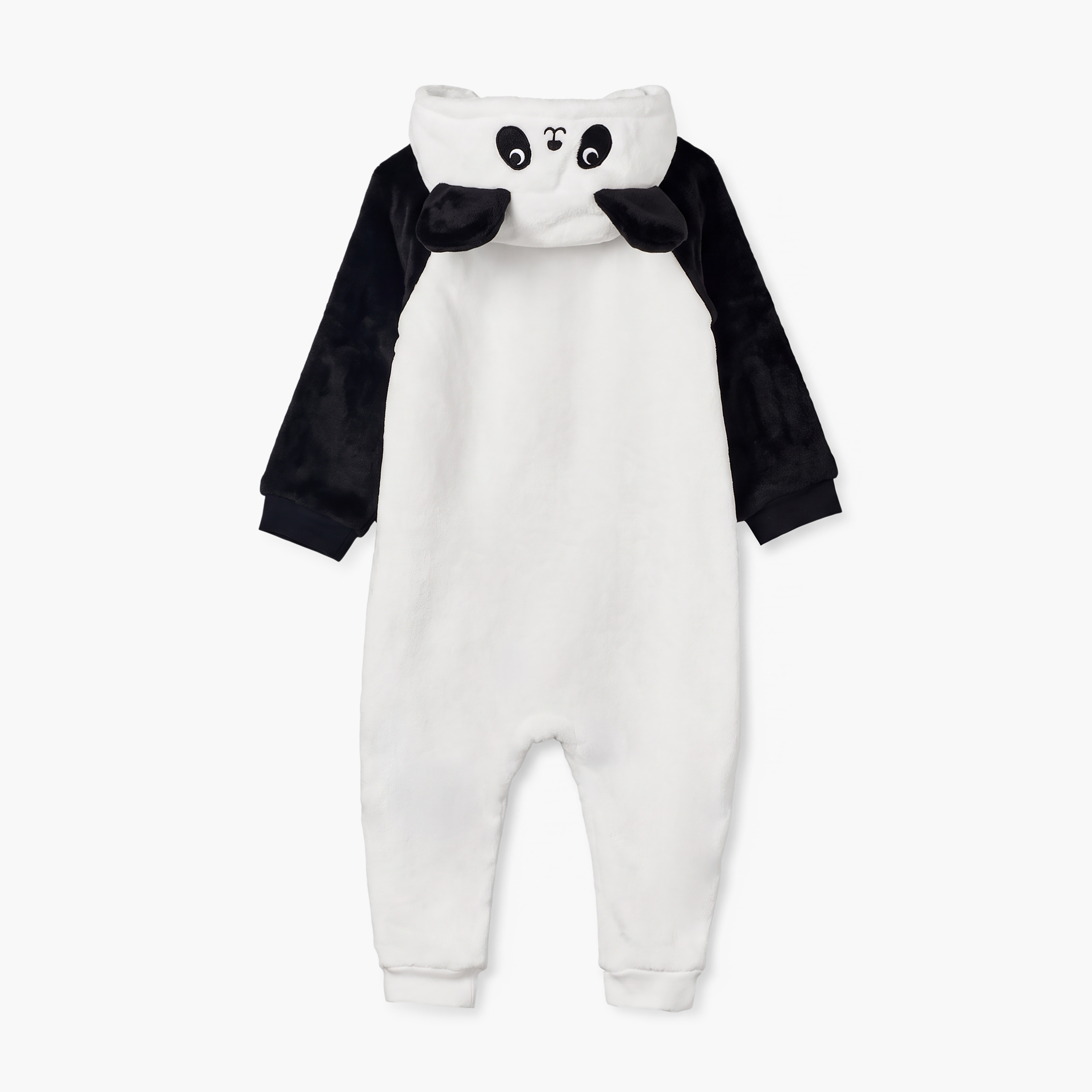 أفرول بأكمام طويلة وقبعة بتصميم باندا من جونيورز-baby-boys-clothing-nightwear-sleepsuits-image-4