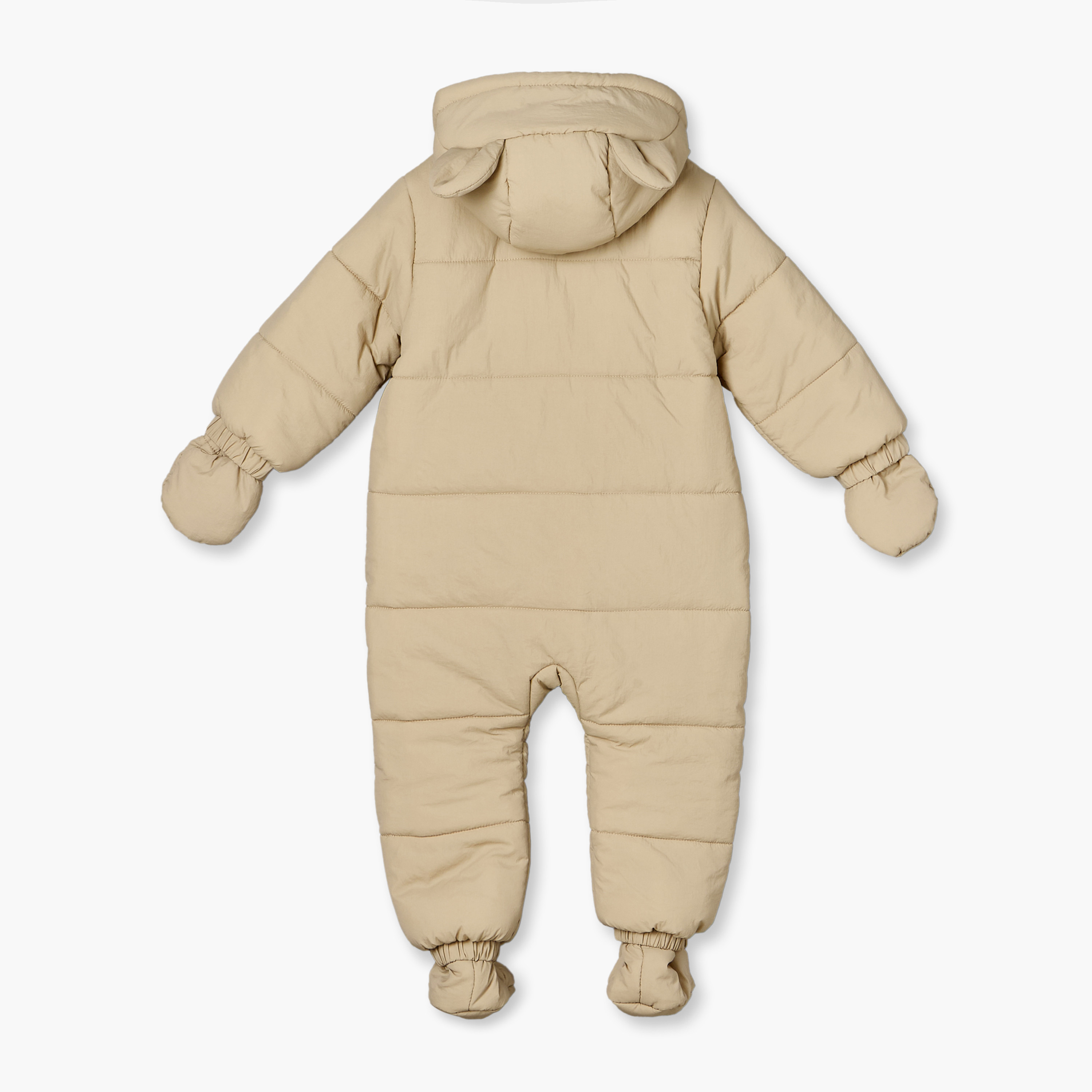 Juniors Hooded Neck Long Sleeves Coverall with Ear Applique-baby-boys-clothing-nightwear-sleepsuits-image-3
