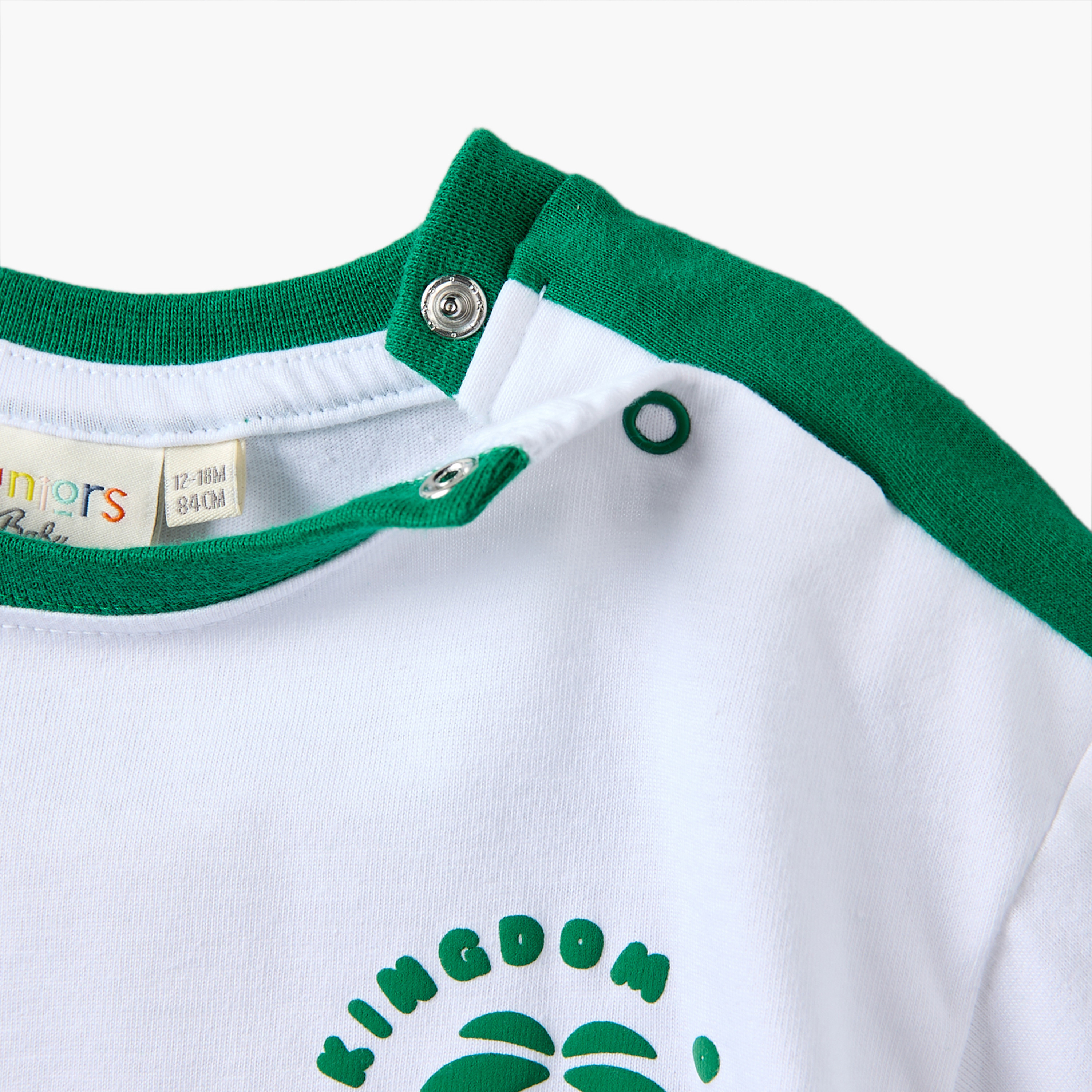 طقم تيشيرت بياقة ضيقة وأكمام قصيرة وشورت بطبعات من جونيورز-baby-boys-clothing-setsandcoords-image-8