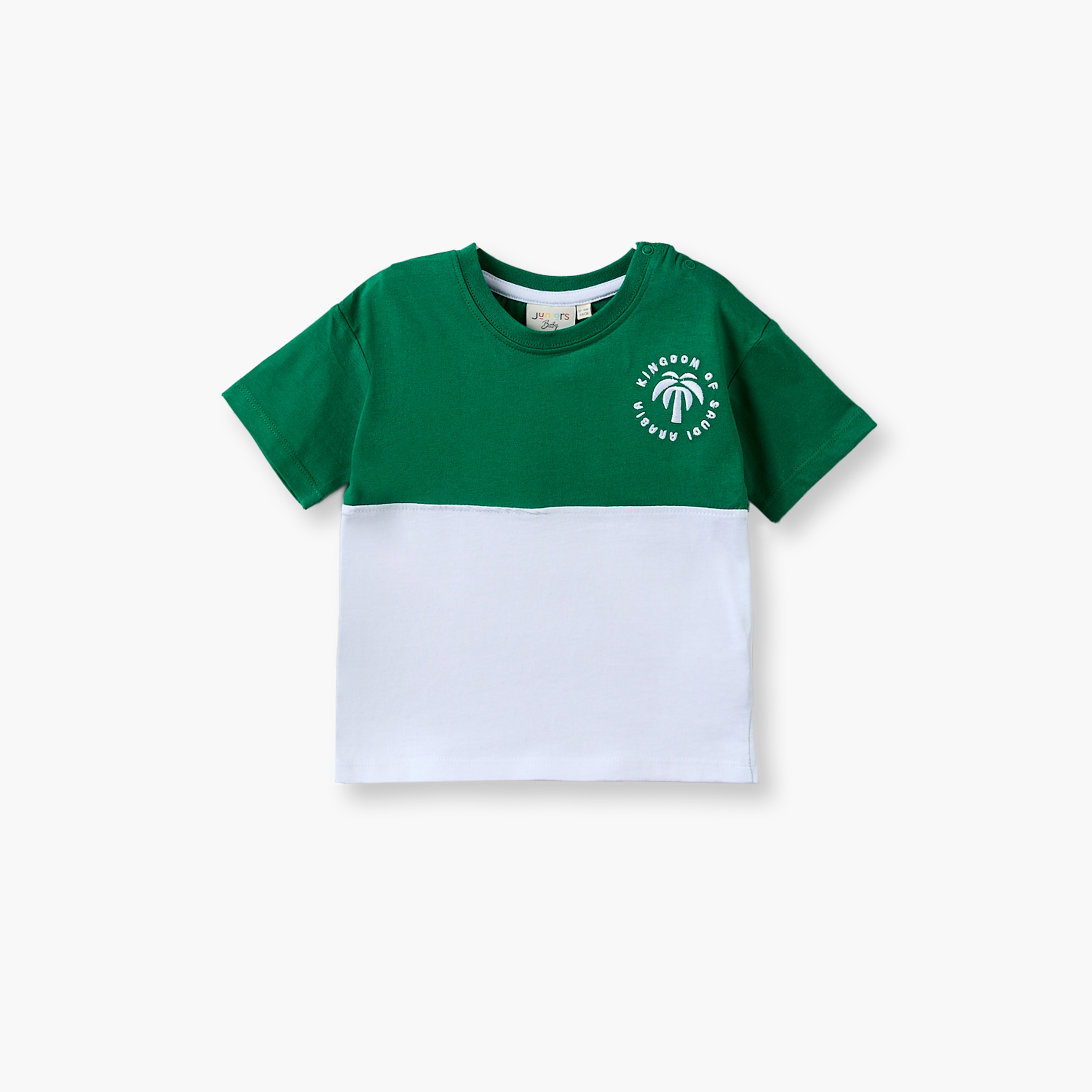 طقم تيشيرت بياقة ضيقة وأكمام قصيرة وبنطلون رياضي بطبعات من جونيورز-baby-boys-clothing-setsandcoords-image-3