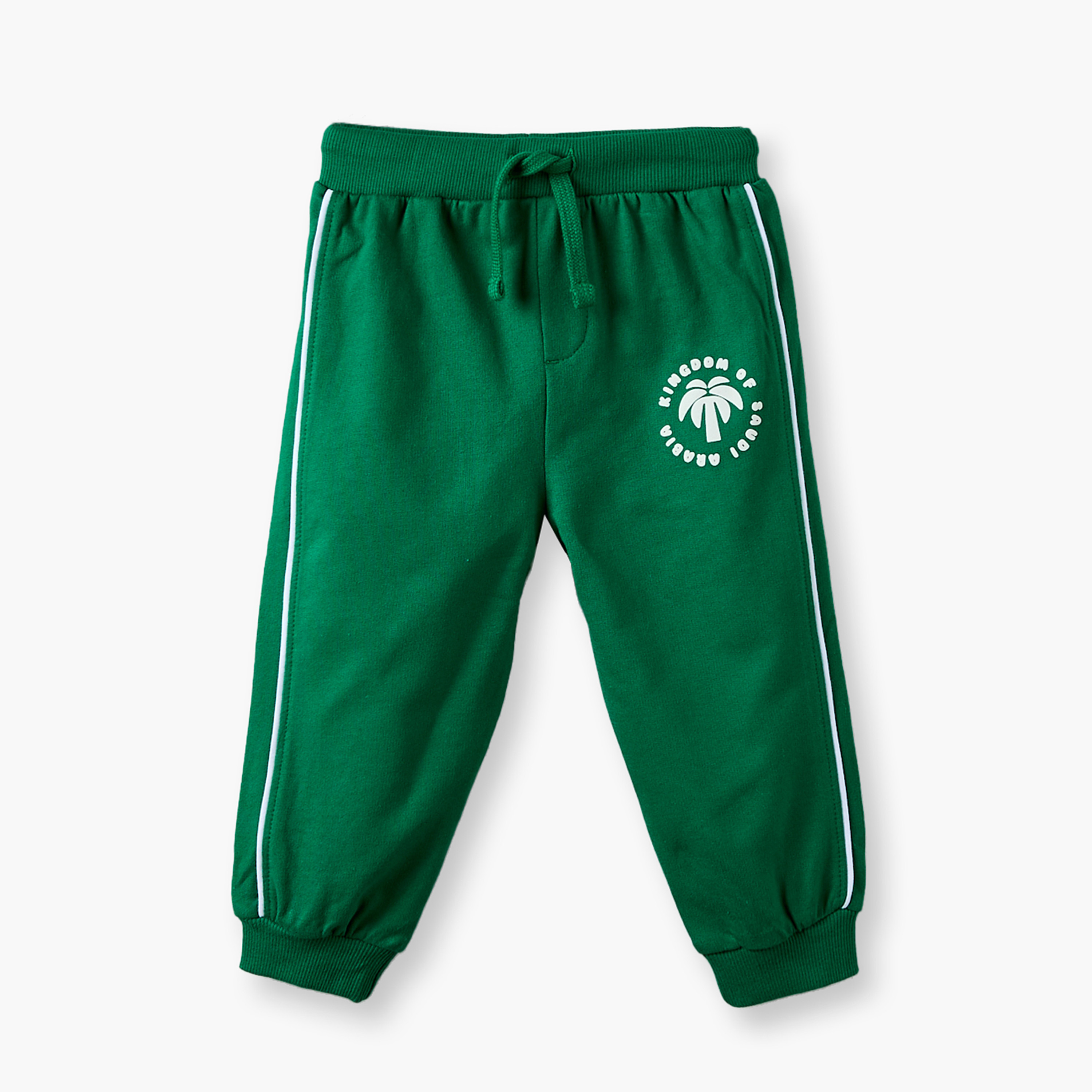 طقم تيشيرت بياقة ضيقة وأكمام قصيرة وبنطلون رياضي بطبعات من جونيورز-baby-boys-clothing-setsandcoords-image-4