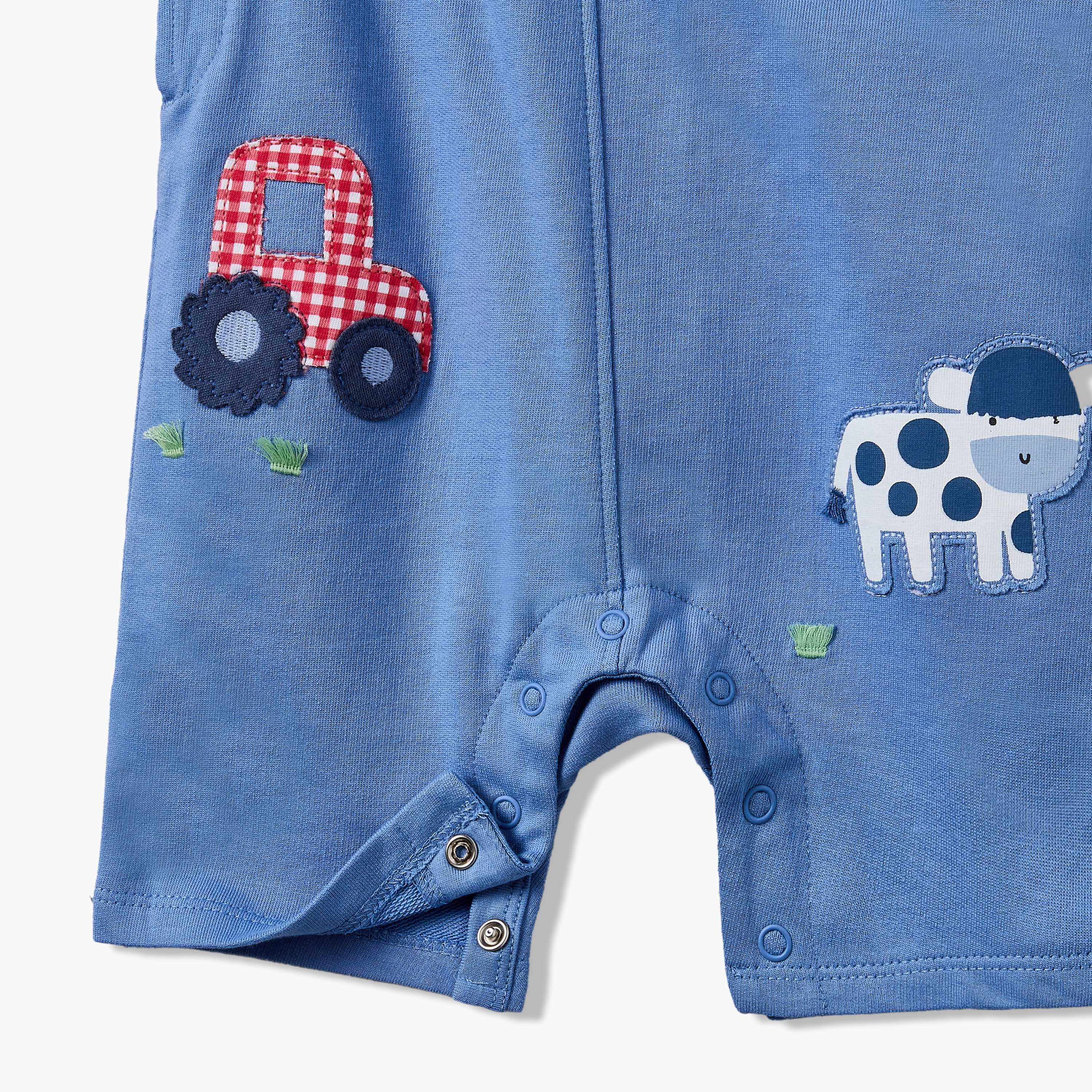 طقم دنغري بزخارف وتيشيرت بأكمام قصيرة وياقة مستديرة من جونيورز-baby-boys-clothing-setsandcoords-image-8