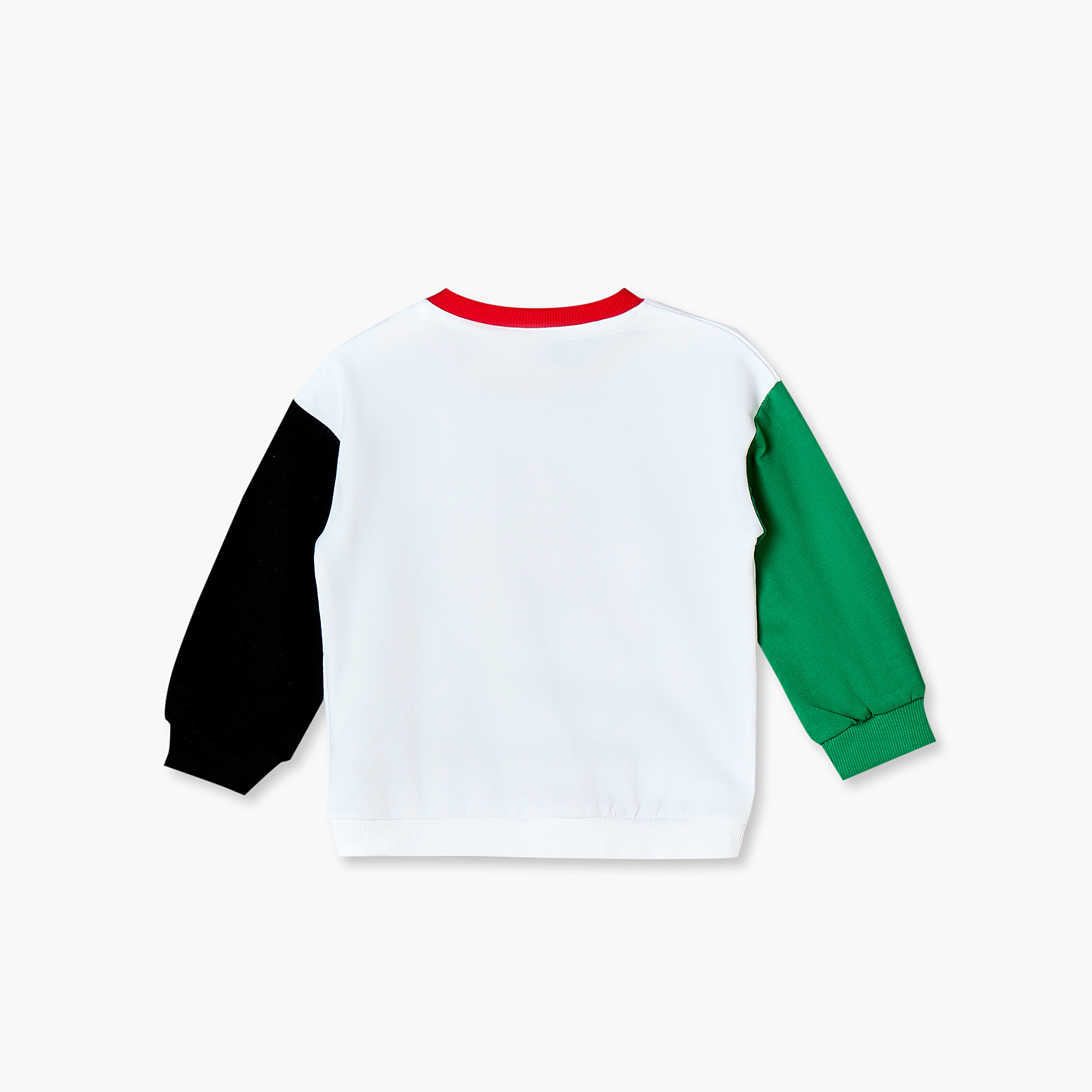 Juniors Cotton Crew Neck Long Sleeves Sweatshirt and Joggers Set with UAE National Day Print-baby-boys-clothing-winterwear-setsandcoords-image-4