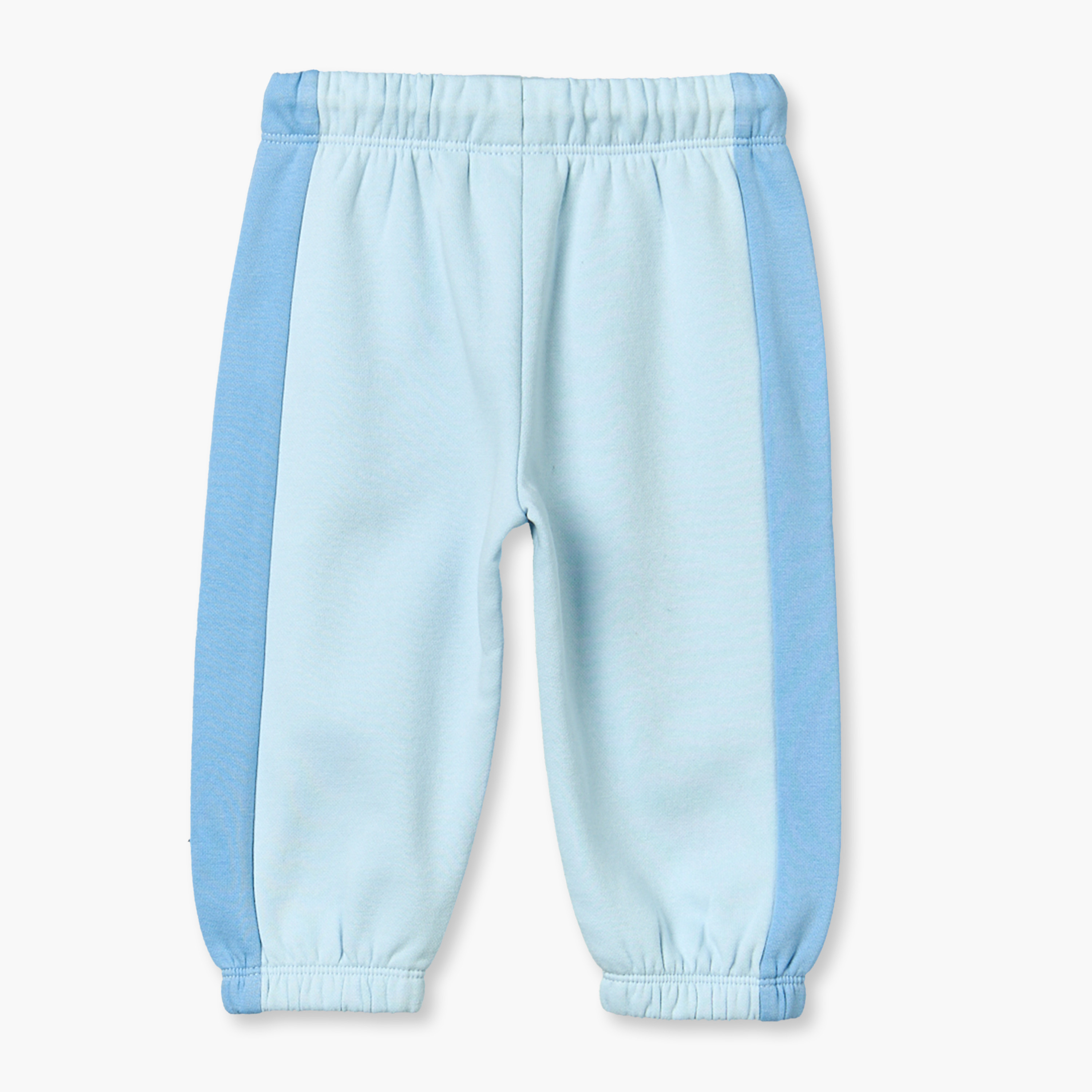 Juniors Round Neck Long Sleeves Sweatshirt and Joggers Set with Colourblock Design-baby-boys-clothing-setsandcoords-image-6