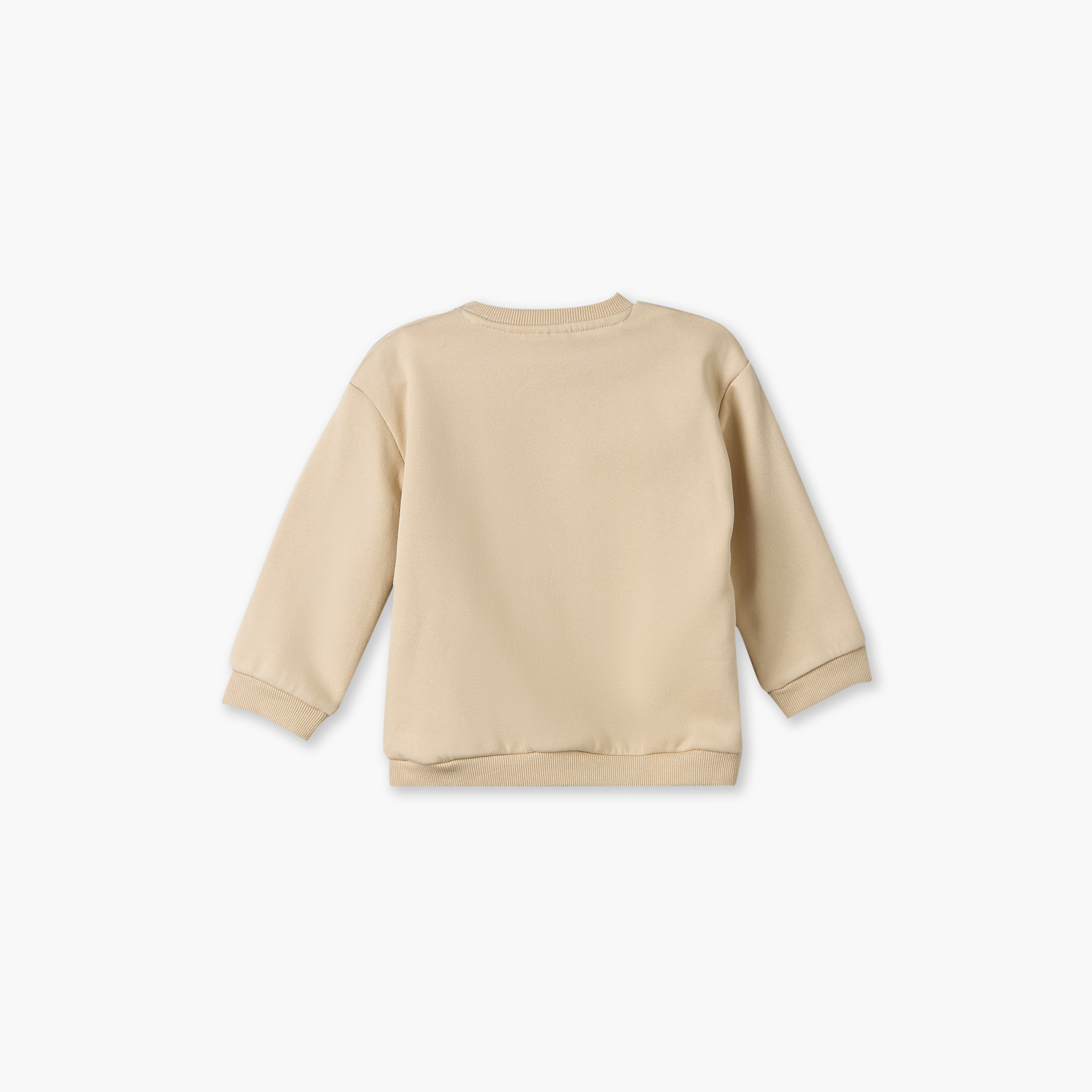 طقم بنطلون رياضي وسويت شيرت بأكمام طويلة وياقة ضيقة وتطريزات من جونيورز-baby-boys-clothing-setsandcoords-image-5