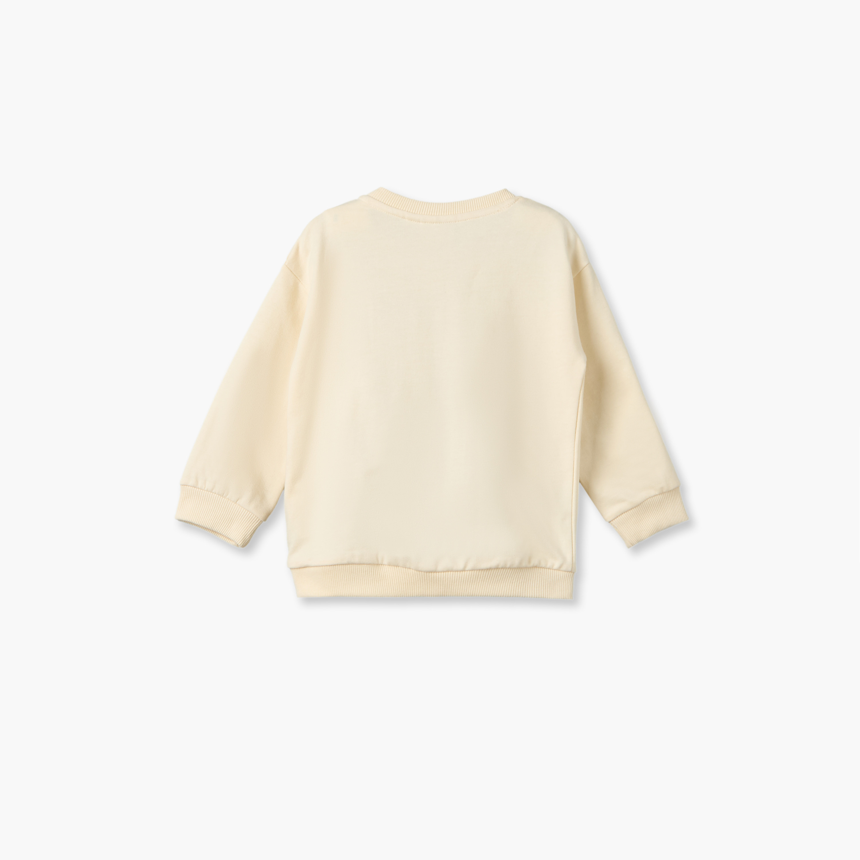 Juniors Cotton Crew Neck Long Sleeves Sweatshirt and Pants Set with Bear Print-baby-boys-clothing-setsandcoords-image-5