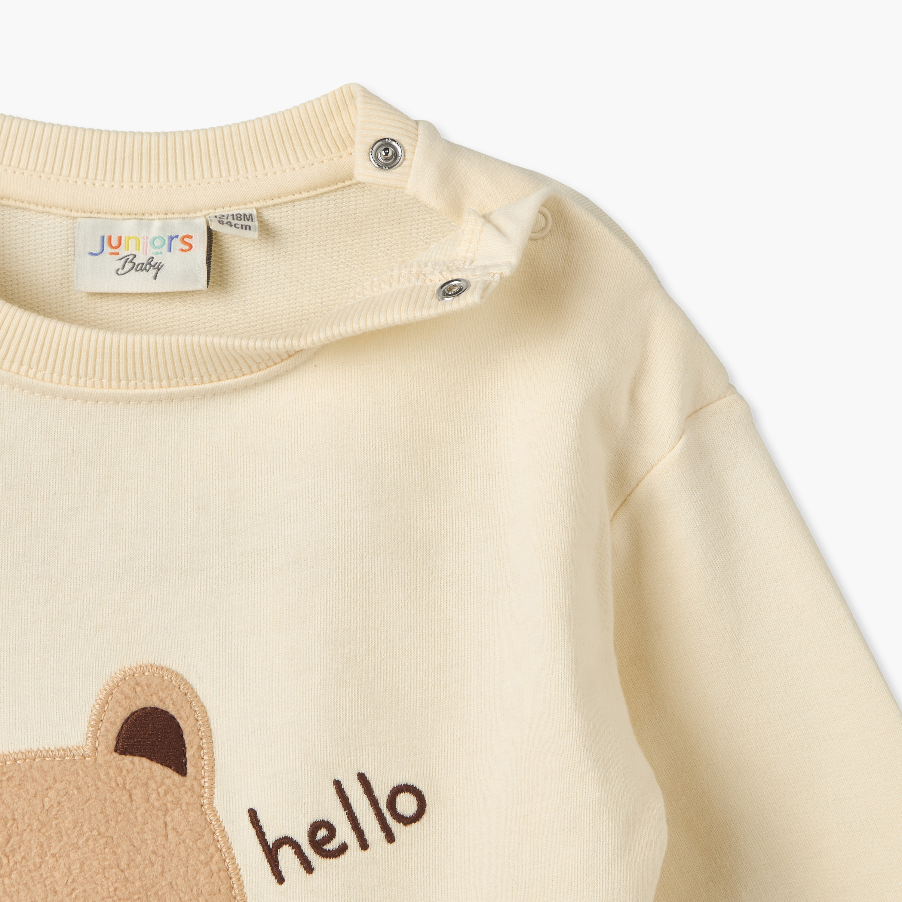 Juniors Cotton Crew Neck Long Sleeves Sweatshirt and Pants Set with Bear Print-baby-boys-clothing-setsandcoords-image-7