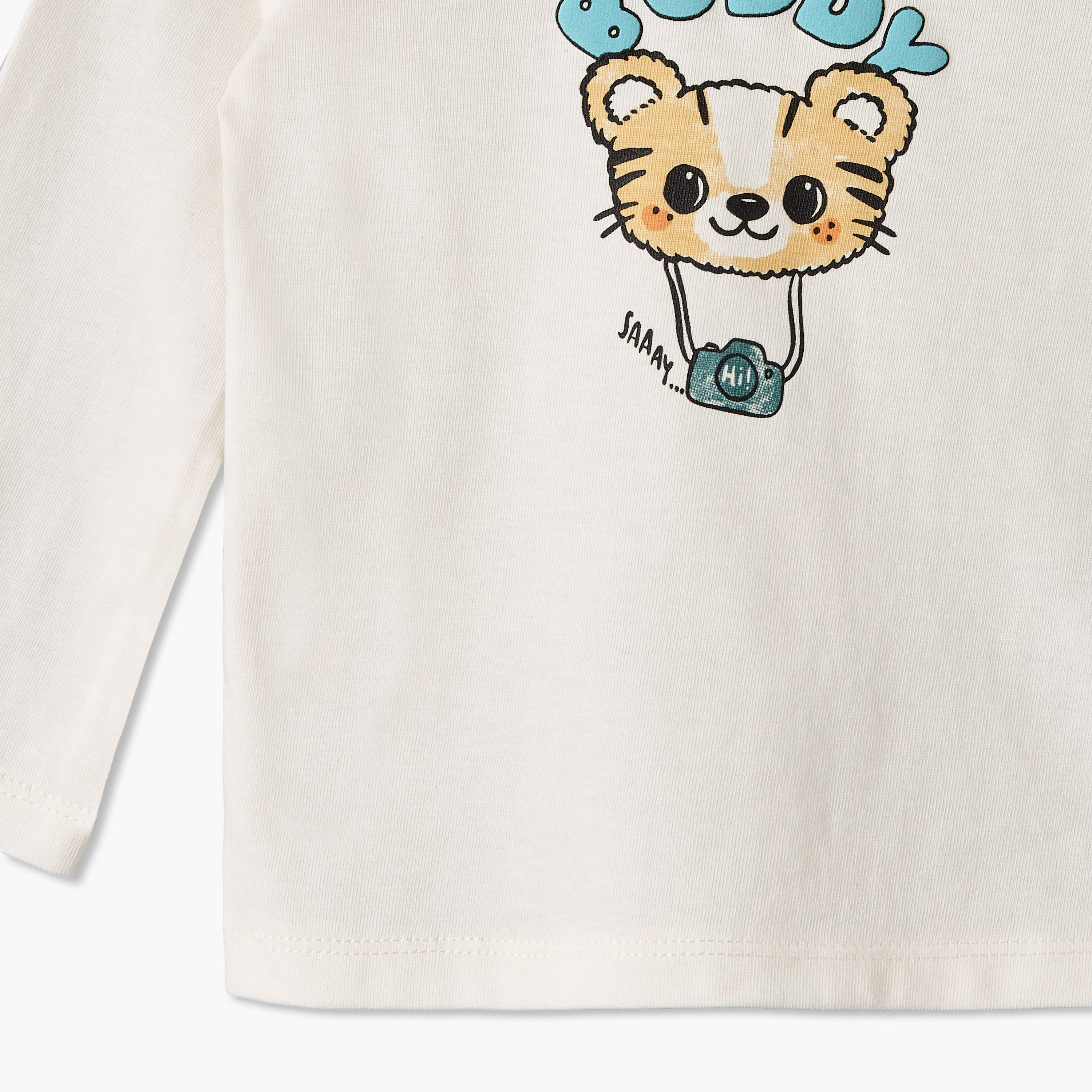 طقم بنطلون رياضي وسويت شيرت بقبعة وتيشيرت بطبعات 3 قطع من جونيورز-baby-boys-clothing-setsandcoords-image-8