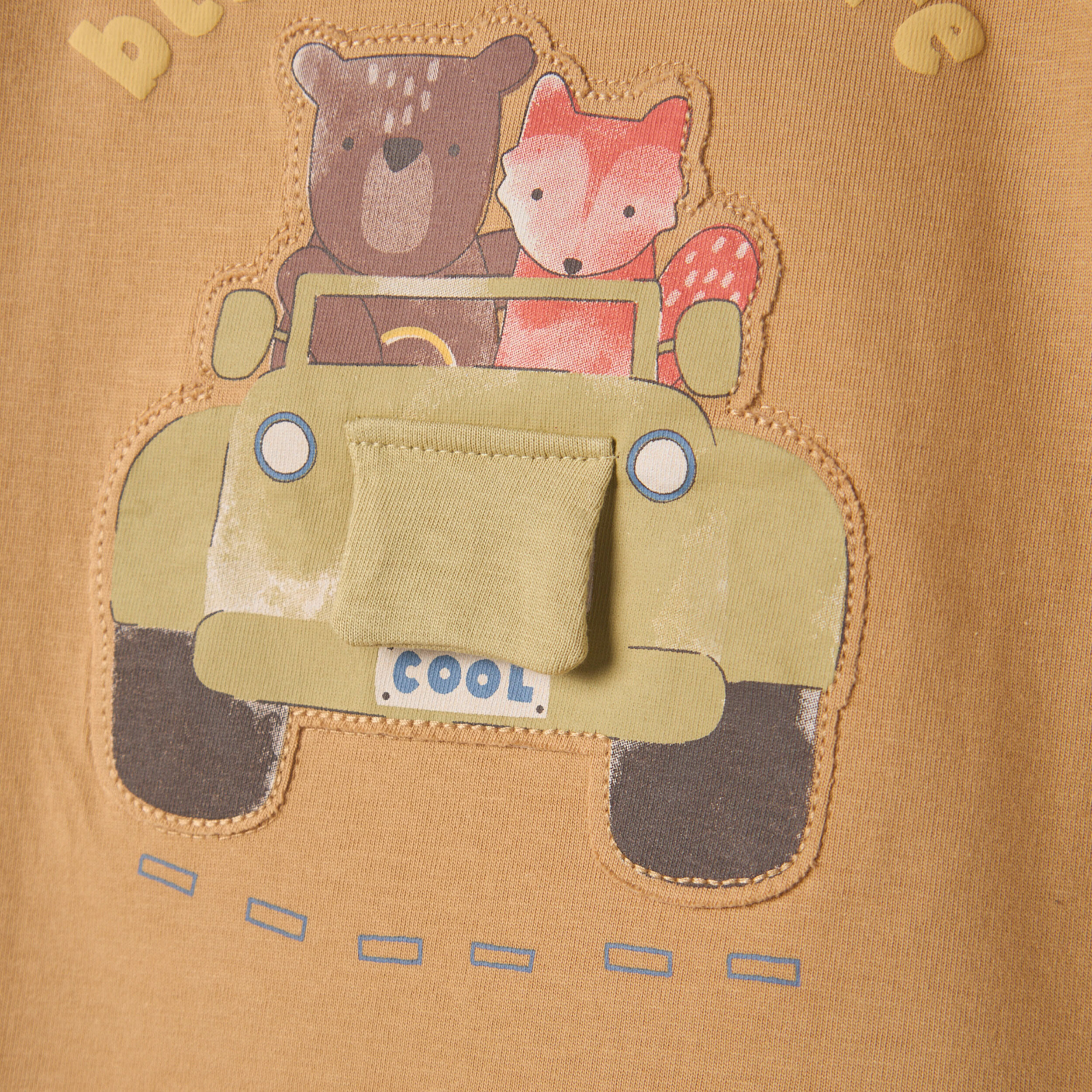 طقم من 3 - سويتشيرت بياقة ضيقة وأكمام طويلة وبنطلون جوجر بطبعات من جونيورز-baby-boys-clothing-setsandcoords-image-9
