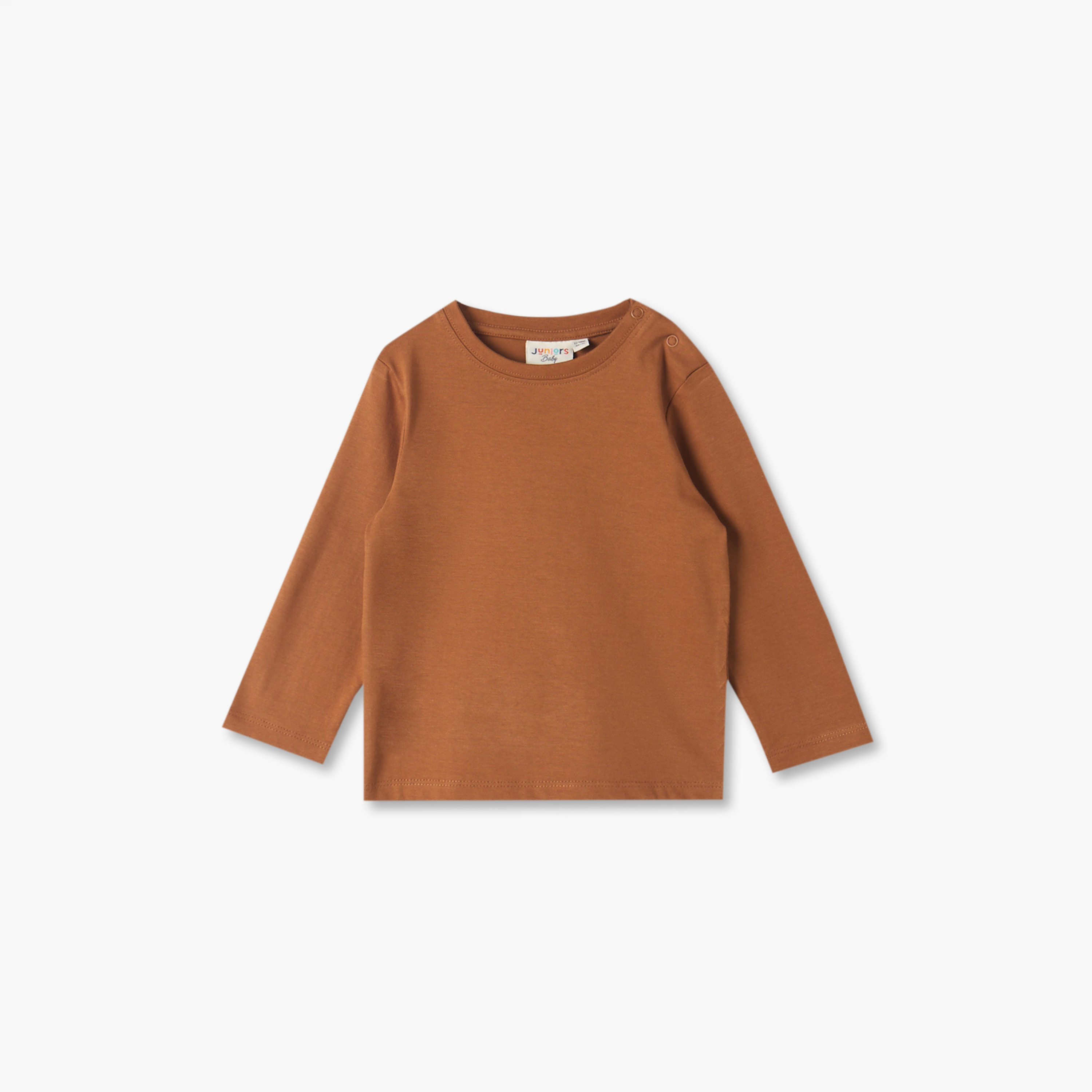طقم تيشيرت بياقة ضيقة وأكمام طويلة ودنغري بطبعات من جونيورز-baby-boys-clothing-setsandcoords-image-4