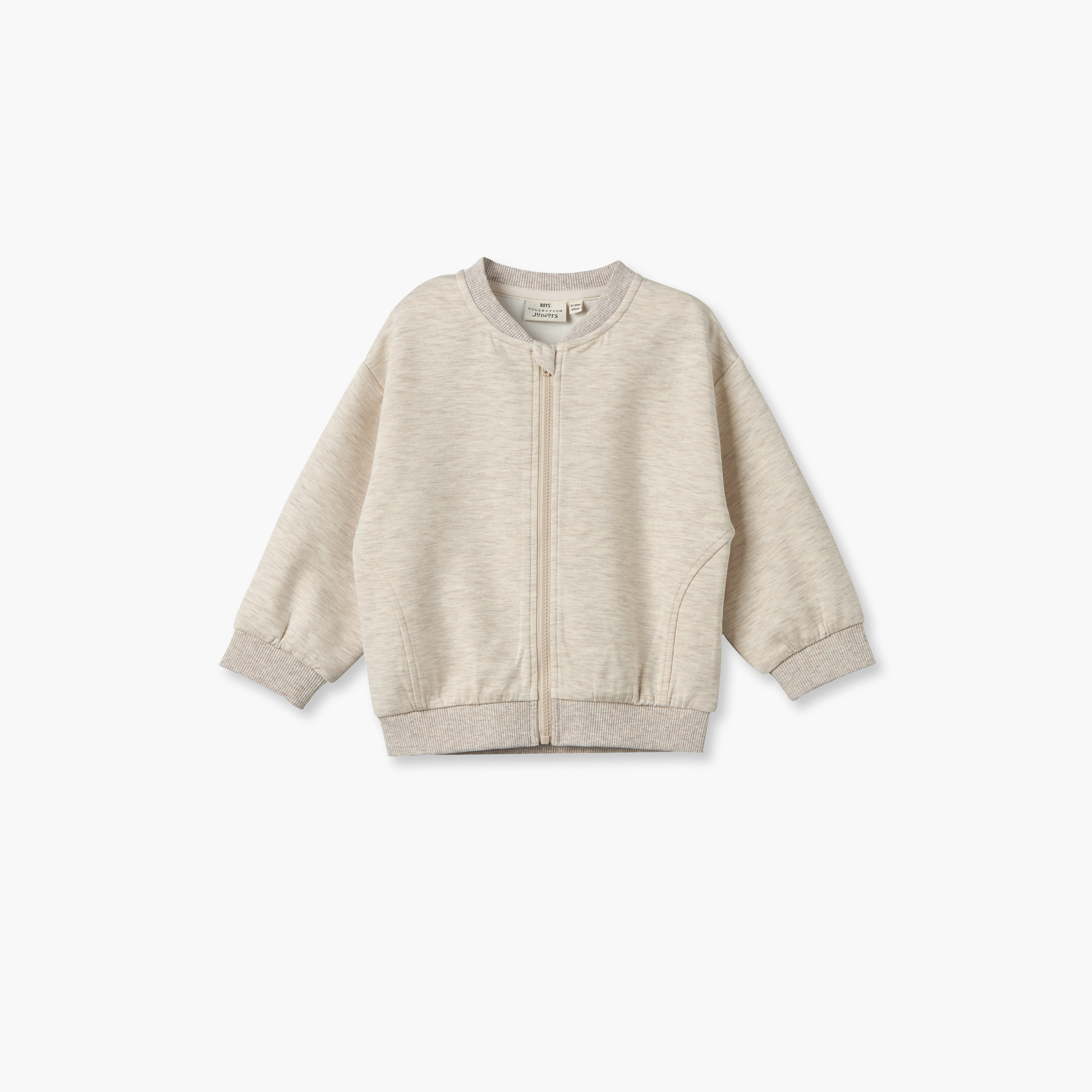 طقم جاكيت بياقة مستديرة وأكمام طويلة وبنطلون رياضي بجيوب من جونيورز-baby-boys-clothing-setsandcoords-image-2