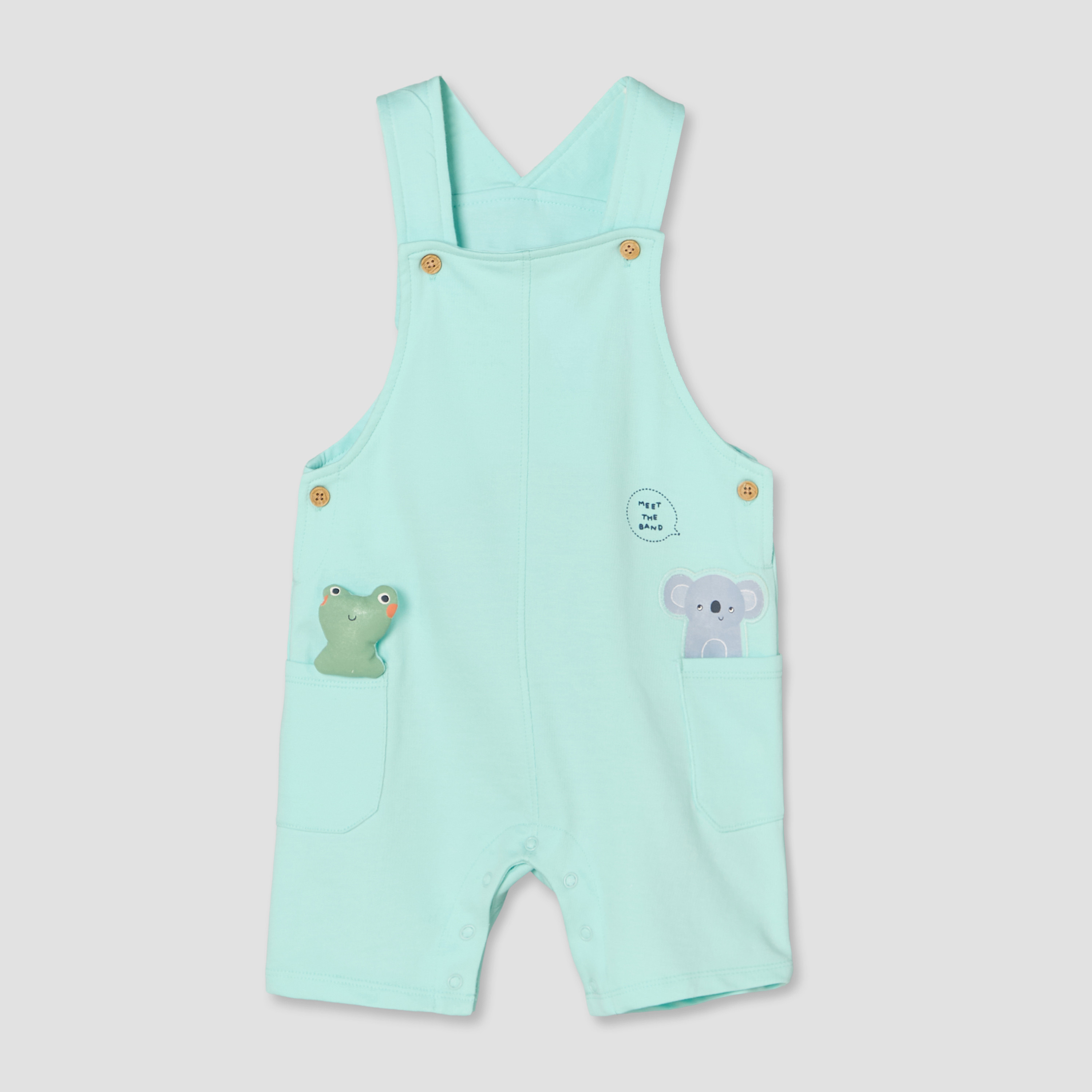 طقم دنغري بتزيينات وتيشيرت بياقة مستديرة وأكمام قصيرة من جونيورز-baby-boys-clothing-setsandcoords-image-4