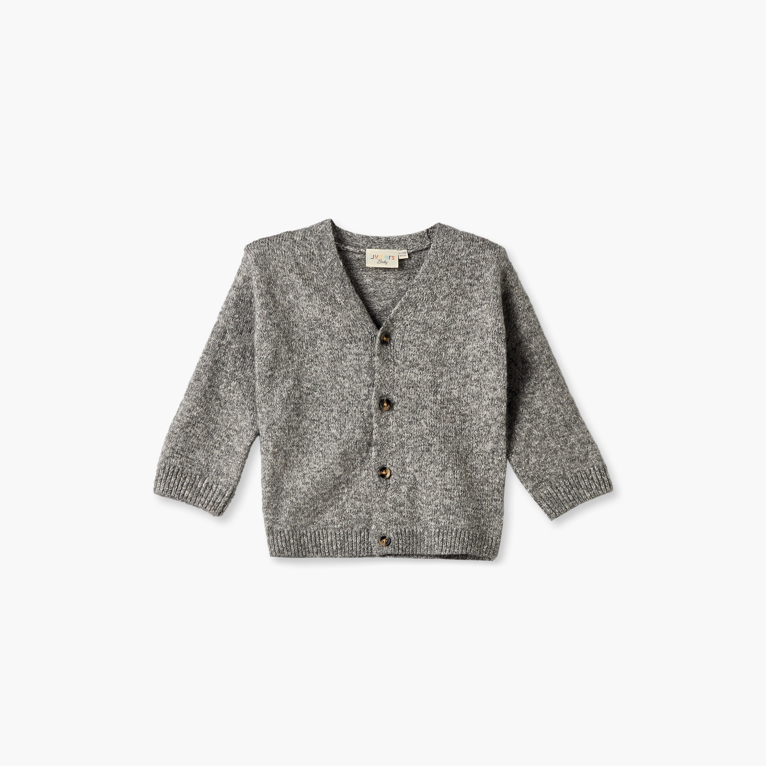 تيشيرت وبنطلون بياقة ضيقة وأكمام طويلة بطبعات دببة من جونيورز - طقم من 3 قطع-baby-boys-clothing-setsandcoords-image-5