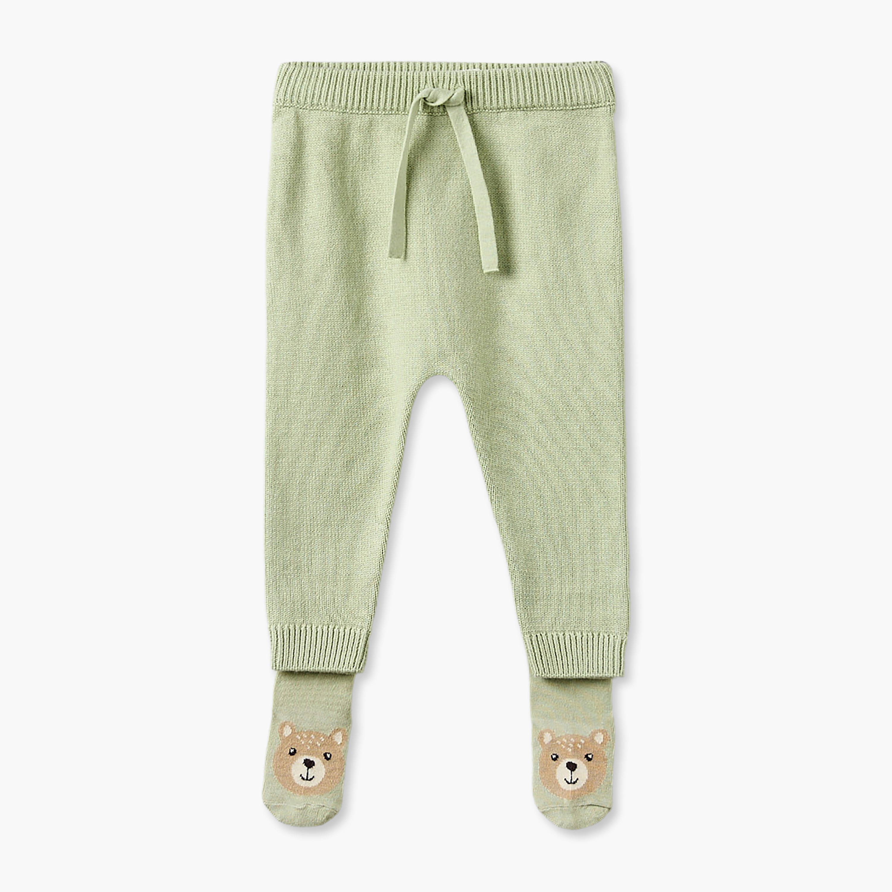 Juniors Crew Neck Long Sleeves Sweater and Pants Set with Bear Applique-baby-boys-clothing-winterwear-setsandcoords-image-7