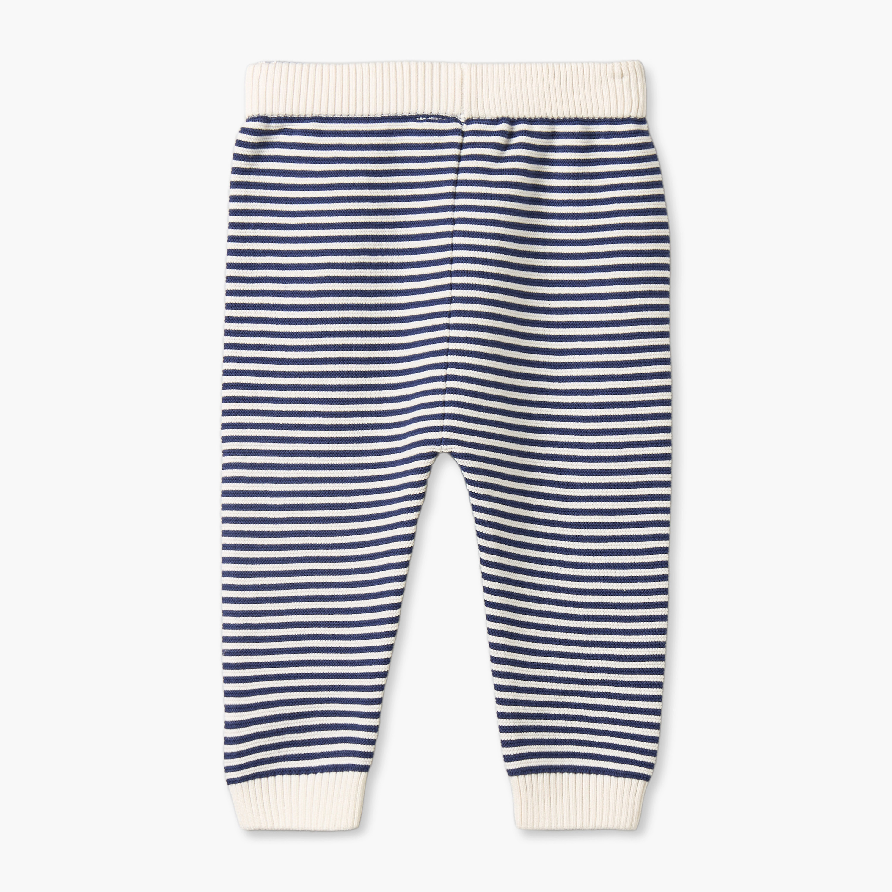 طقم كنزة بياقة ضيقة وأكمام طويلة وبنطلون رياضي مقلم من جونيورز-baby-boys-clothing-winterwear-setsandcoords-image-6