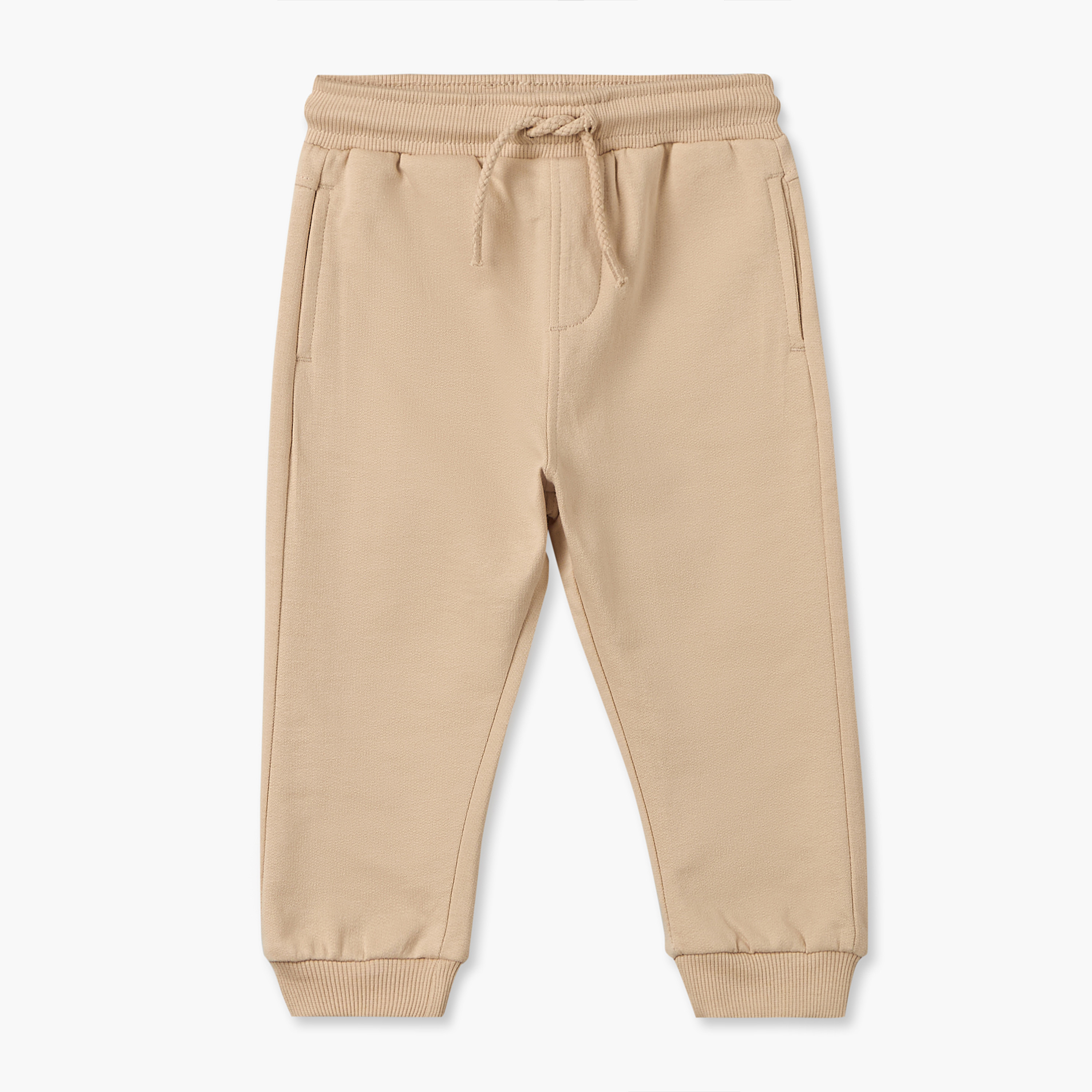 سويت شيرت بياقة عادية بولو وأكمام طويلة وبنطلون رياضي بتطريز دب من جونيورز-baby-boys-clothing-setsandcoords-image-4