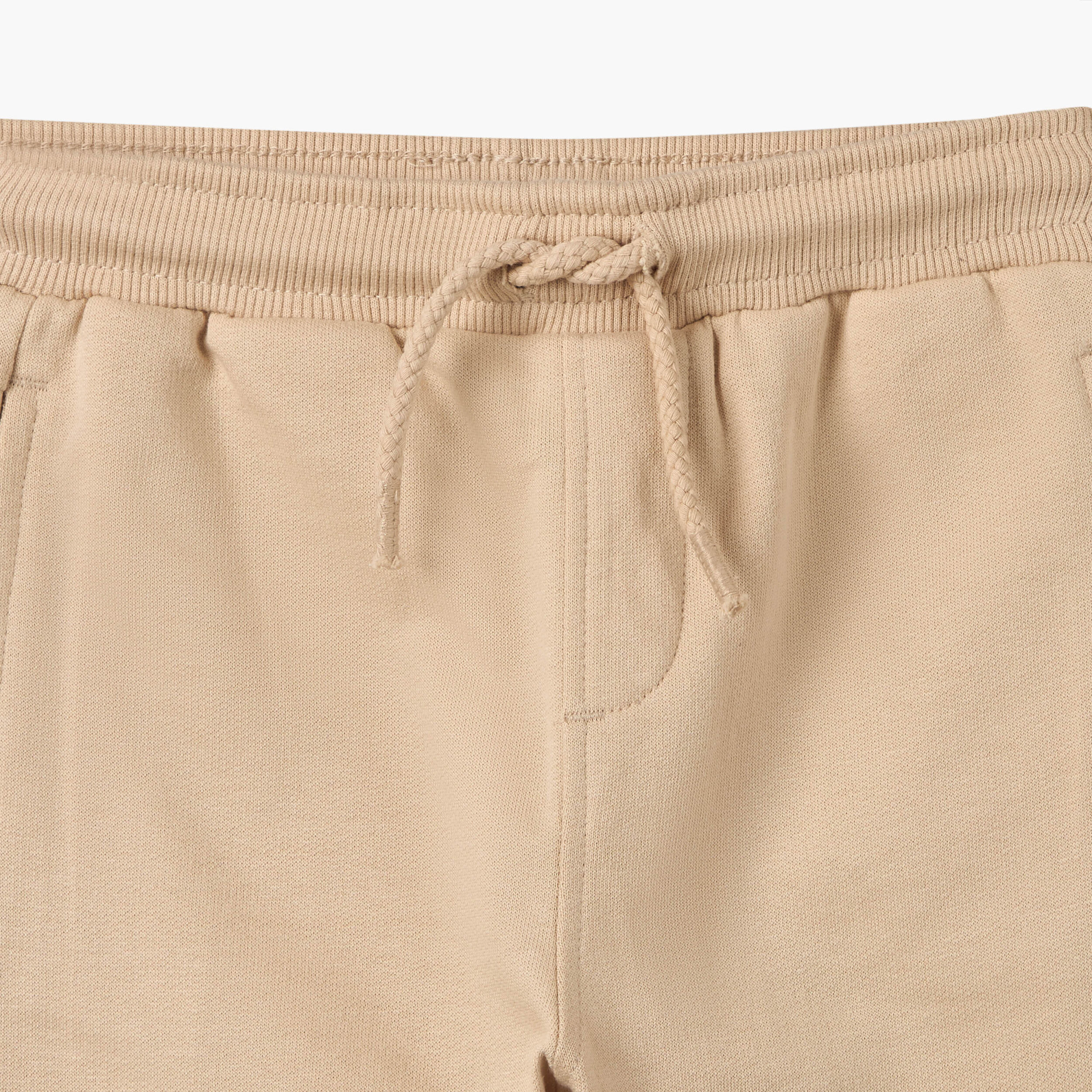 سويت شيرت بياقة عادية بولو وأكمام طويلة وبنطلون رياضي بتطريز دب من جونيورز-baby-boys-clothing-setsandcoords-image-9