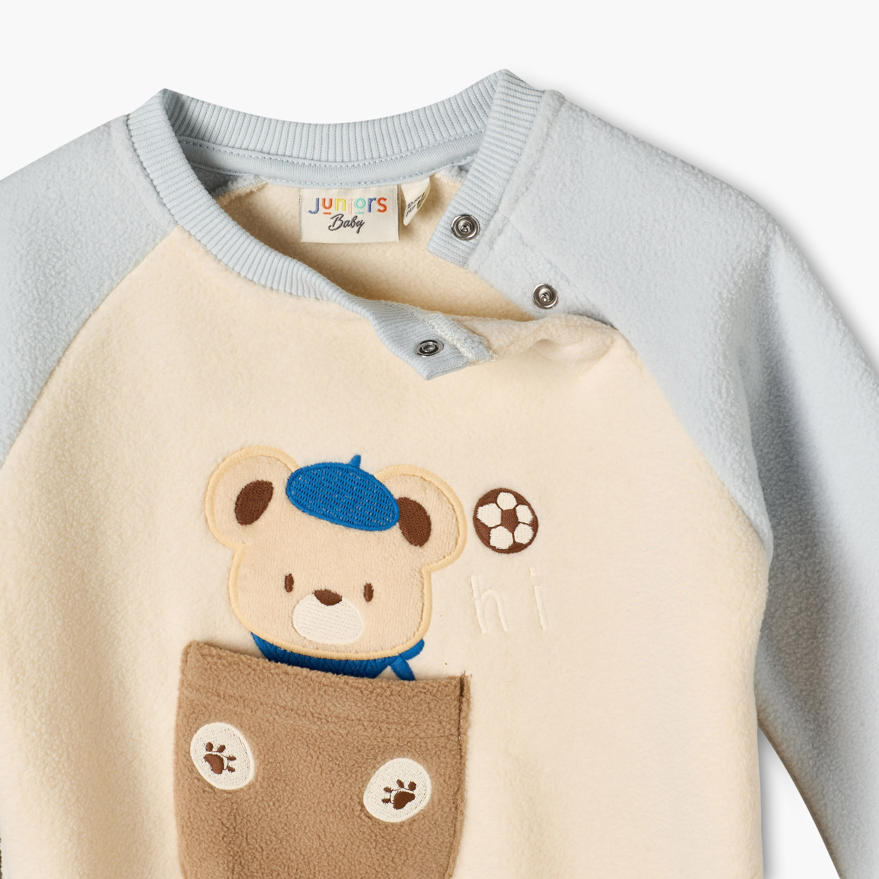 Juniors Cotton Crew Neck Long Sleeves Pyjama Set with Applique-baby-boys-clothing-setsandcoords-image-7