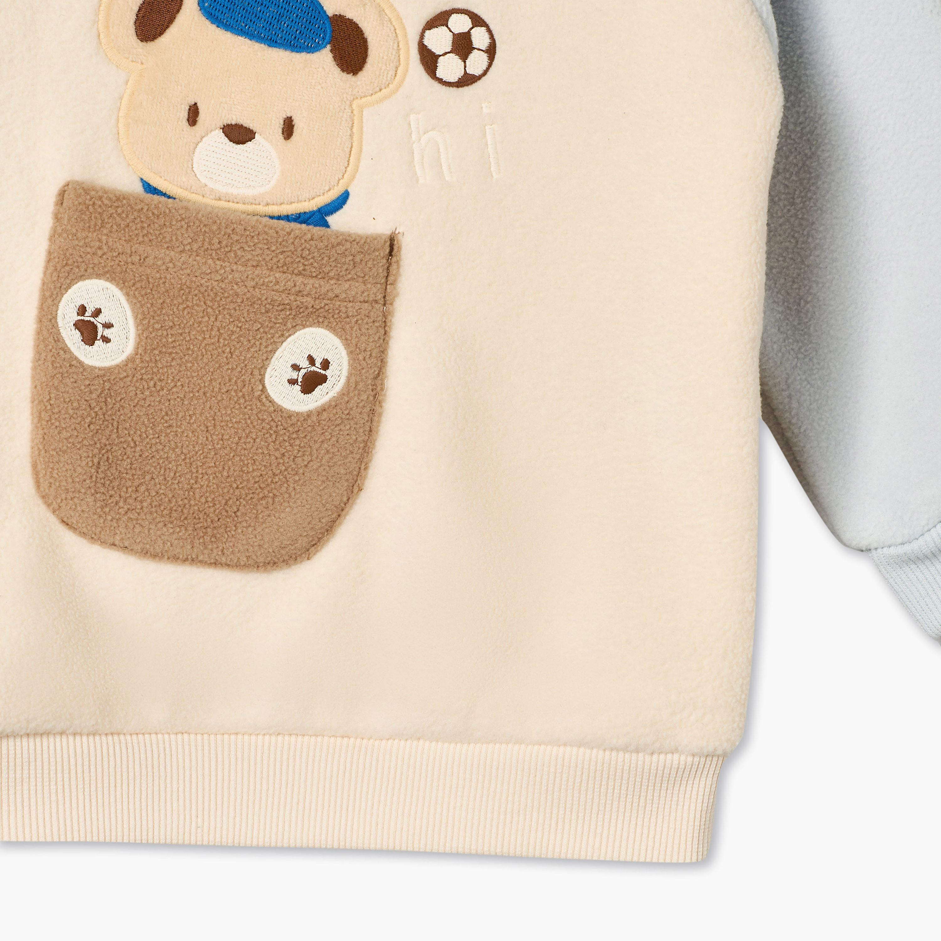 Juniors Cotton Crew Neck Long Sleeves Pyjama Set with Applique-baby-boys-clothing-setsandcoords-image-8