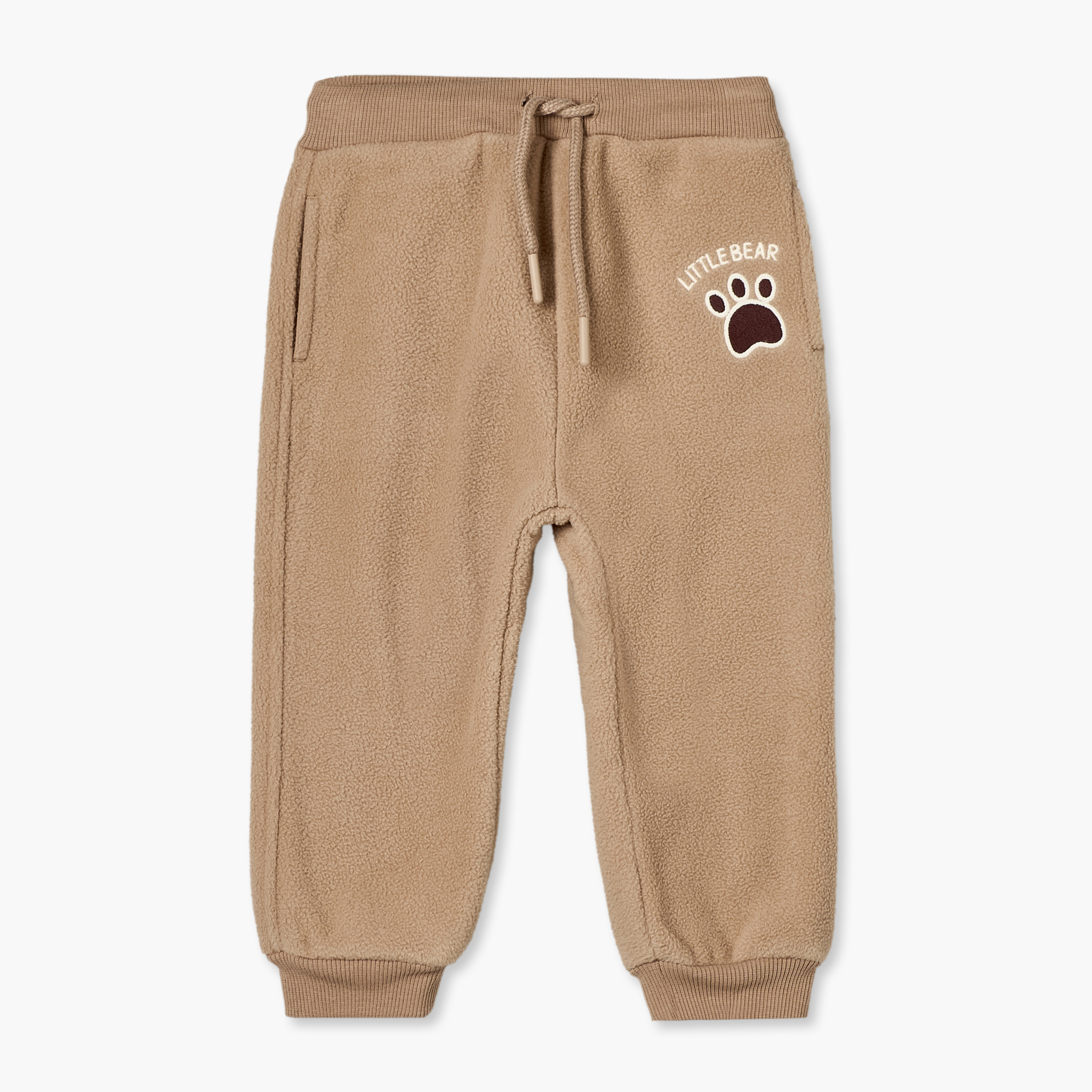 Juniors Cotton Crew Neck Long Sleeves Pyjama Set with Bear Applique-baby-boys-clothing-setsandcoords-image-4