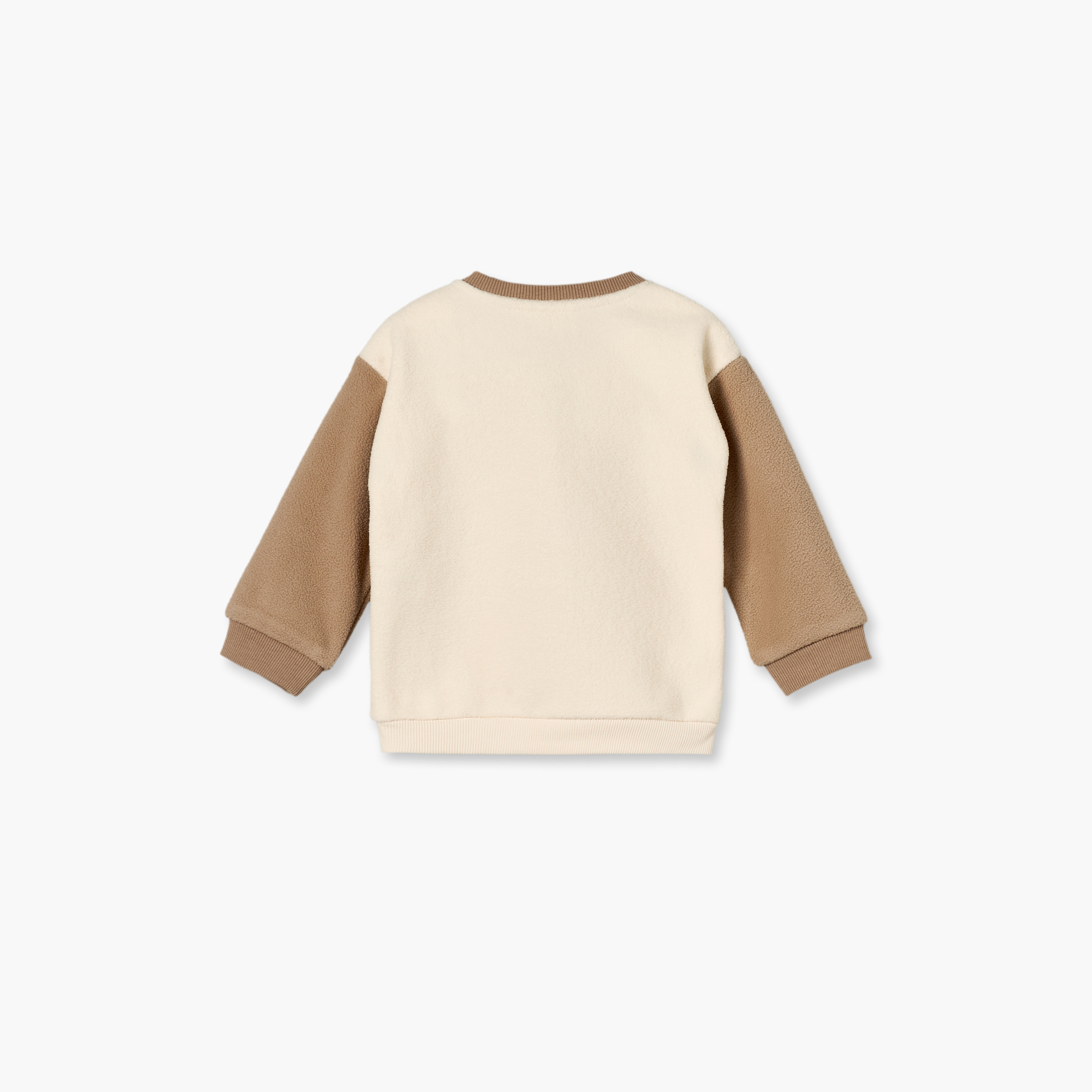 Juniors Cotton Crew Neck Long Sleeves Pyjama Set with Bear Applique-baby-boys-clothing-setsandcoords-image-5
