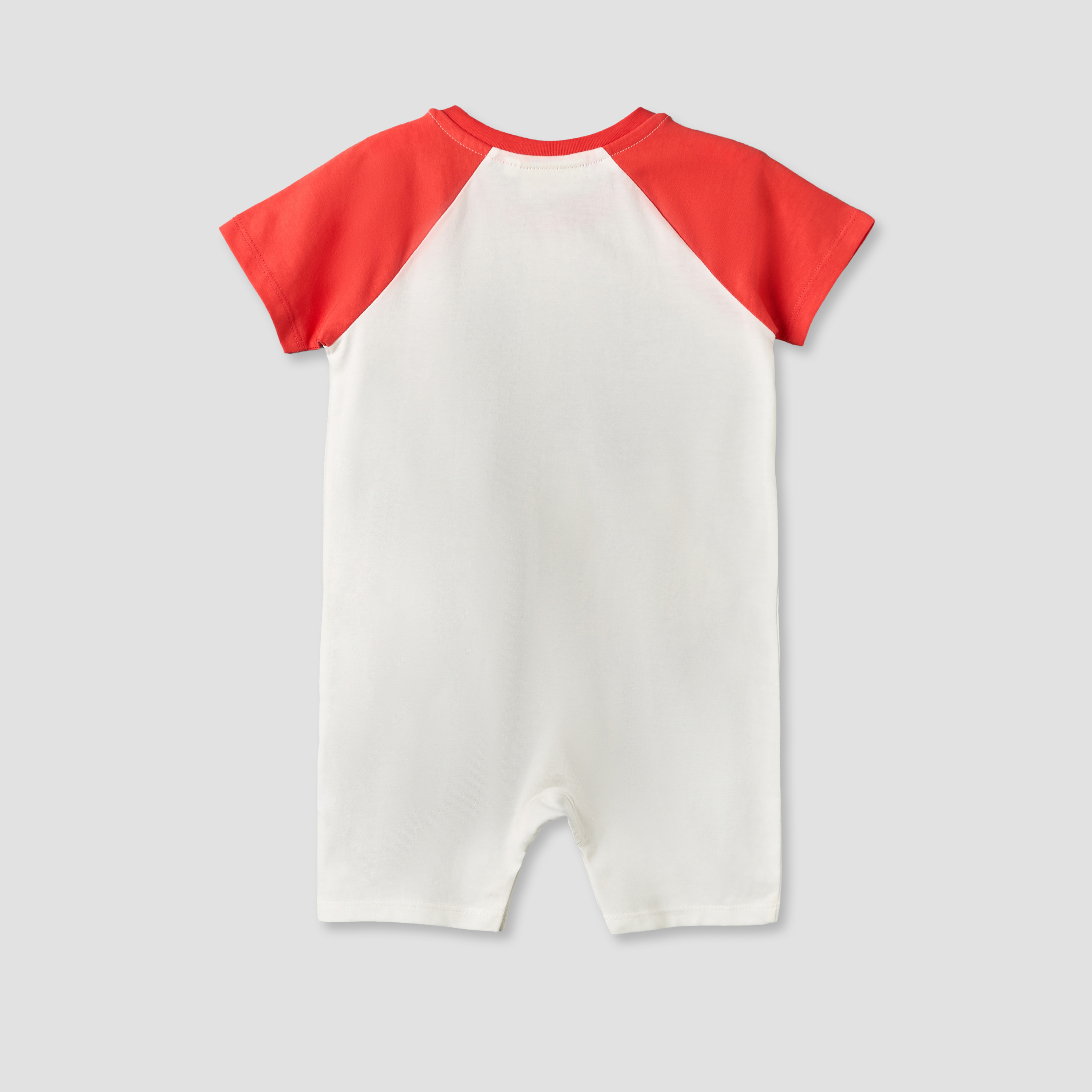 أفرول بياقة ضيقة وأكمام قصيرة وطبعات لطيفة من جونيورز - عبوة من قطعتين-baby-boys-clothing-rompers-image-3