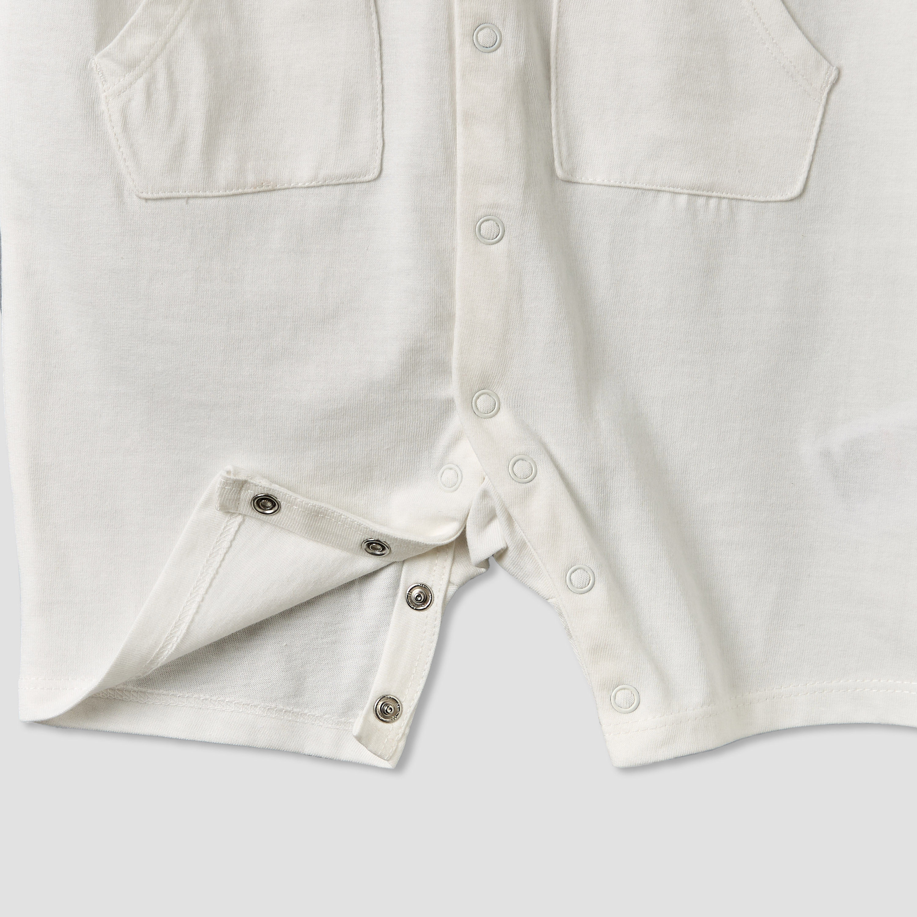 أفرول بياقة ضيقة وأكمام قصيرة وطبعات لطيفة من جونيورز - عبوة من قطعتين-baby-boys-clothing-rompers-image-5