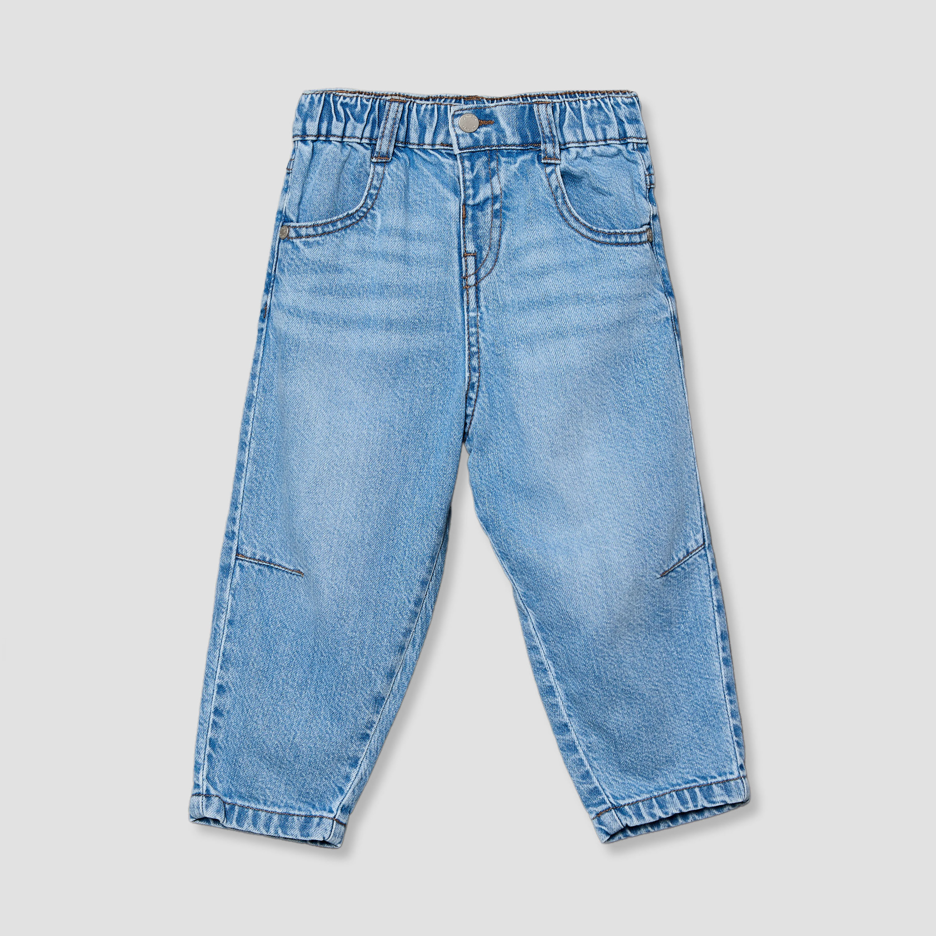 بنطلون جينز بخصر متوسط الارتفاع مع جيوب من جونيورز-boys-clothing-bottoms-jeans-image-2