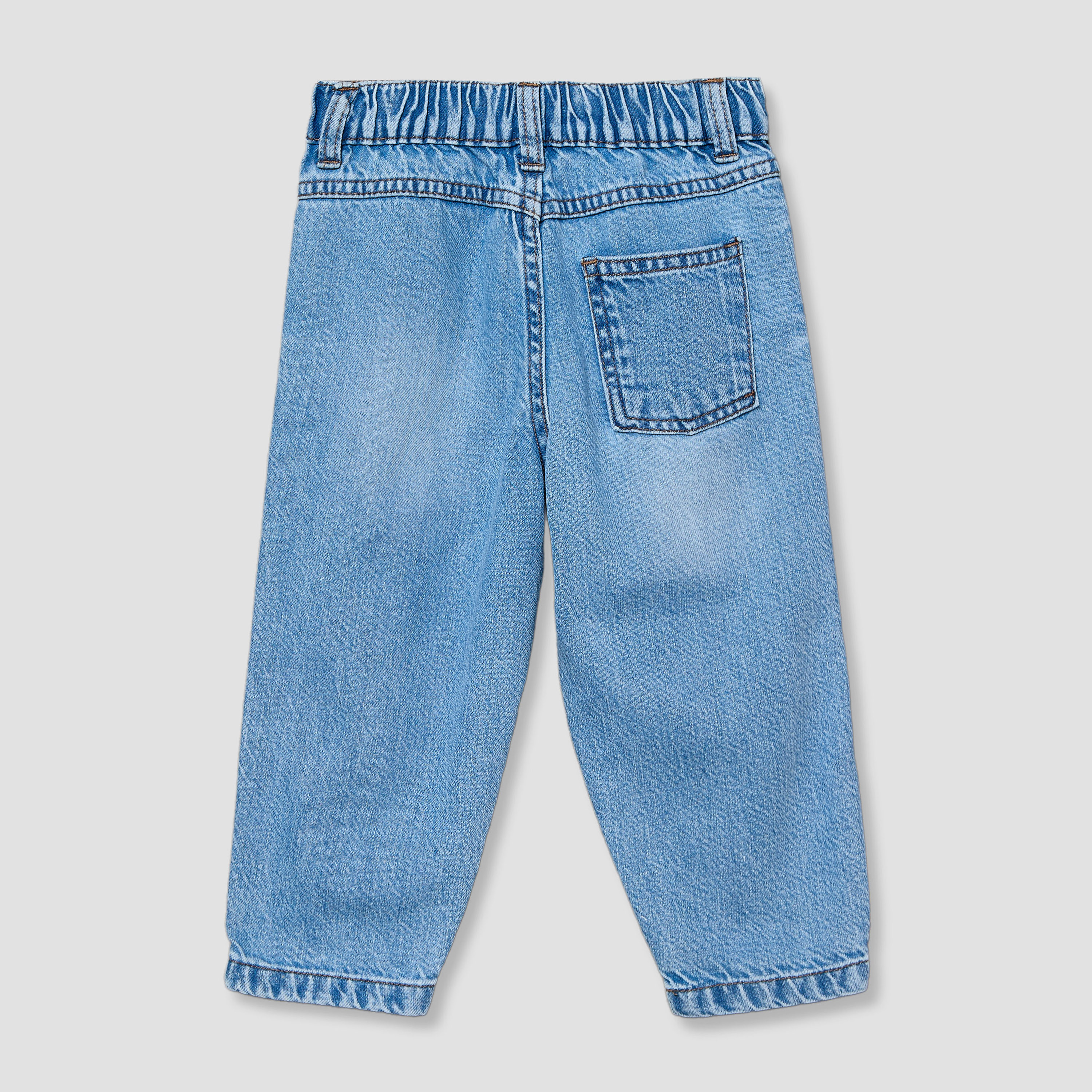 بنطلون جينز بخصر متوسط الارتفاع مع جيوب من جونيورز-boys-clothing-bottoms-jeans-image-3